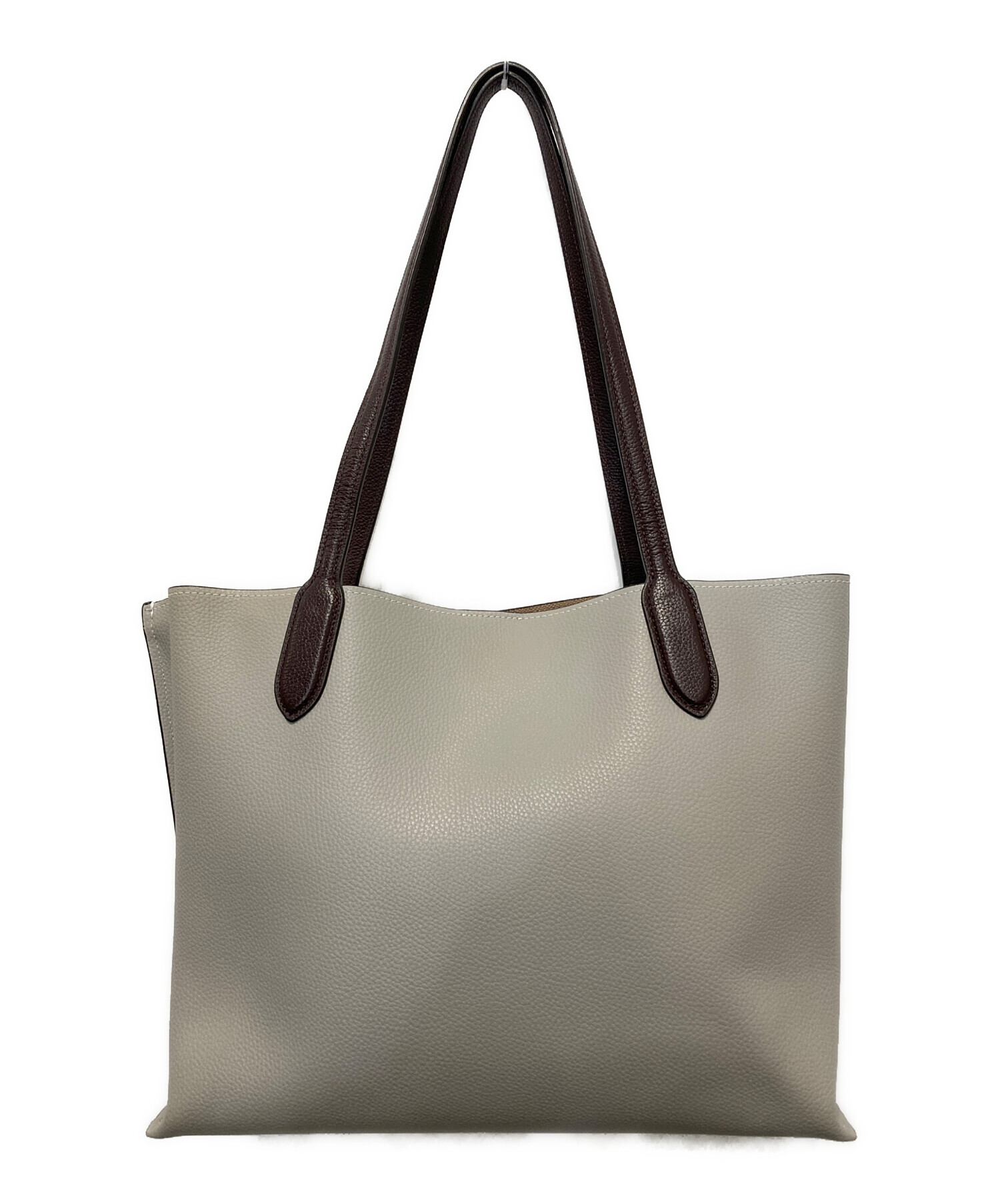 中古・古着通販】COACH (コーチ) ウィロウ トートバッグ グレー 
