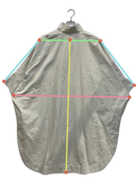中古・古着通販】melumo (メルモ) ハイネックコート ベージュ サイズ