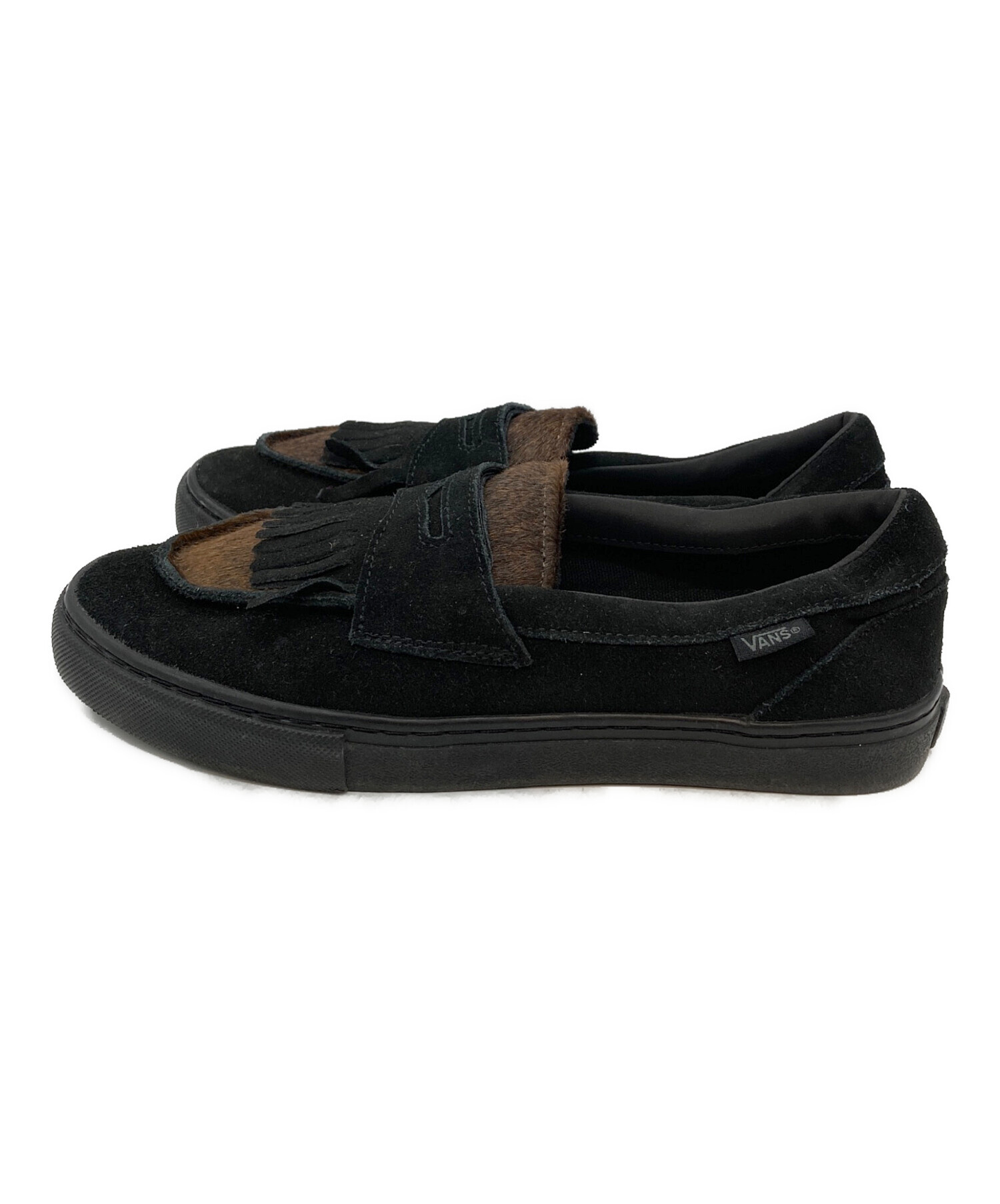 中古・古着通販】VANS (バンズ) ローファー ブラック サイズ:SIZE 26cm 