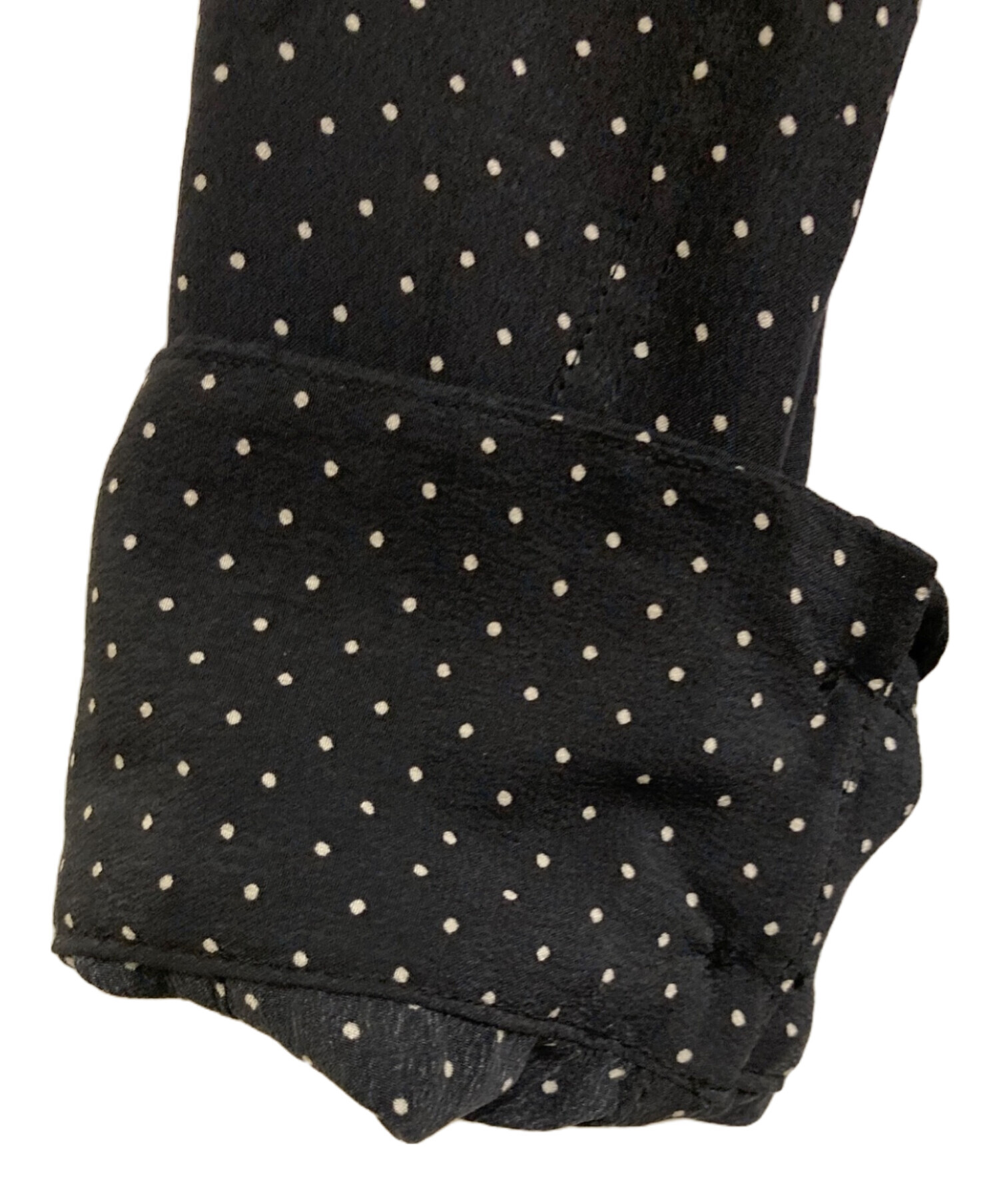 タグ付き新品☆EQUIPMENT(エキップモン)☆シルク半袖ブラウスSイエロー 中古・古着通販】EQUIPMENT (エキップモン) ドットシルク混シャツ