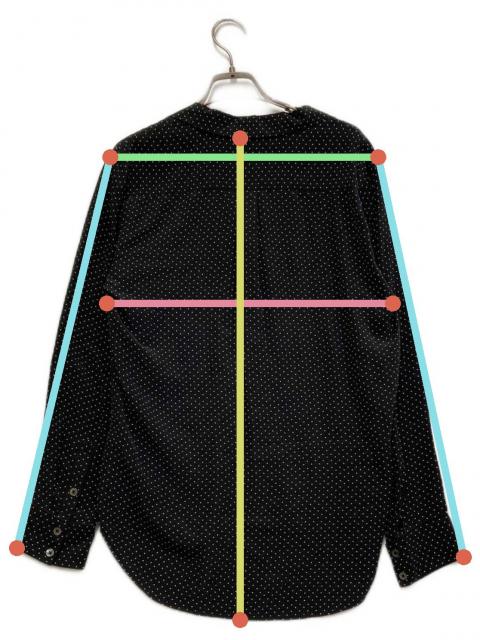 中古・古着通販】EQUIPMENT (エキップモン) ドットシルク混シャツ