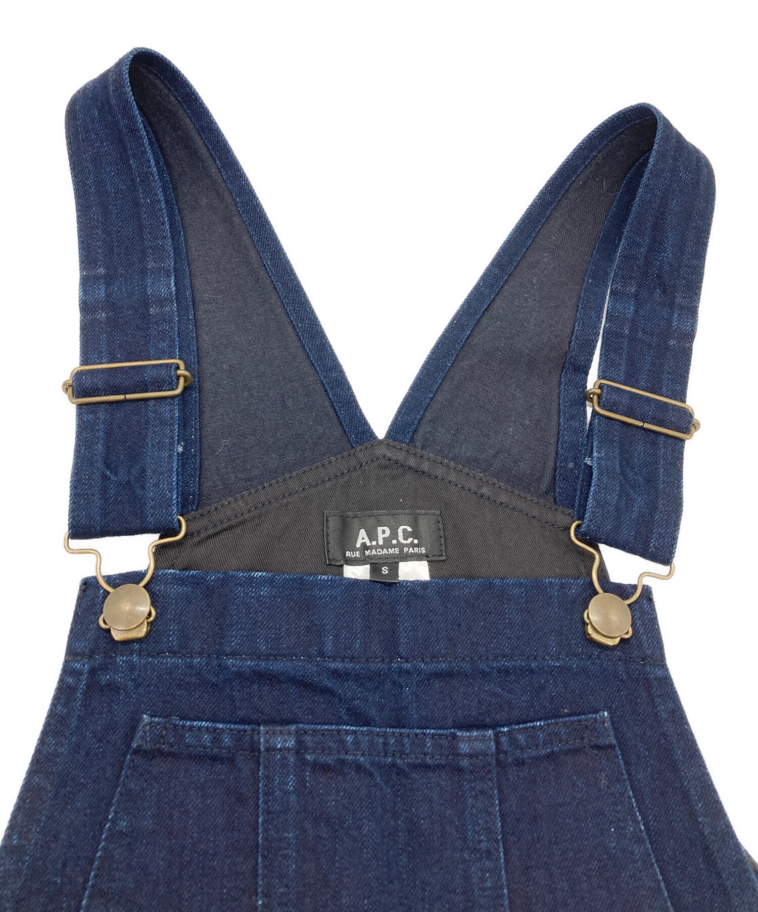 中古・古着通販】A.P.C. (アーペーセー) デニムオーバーオール