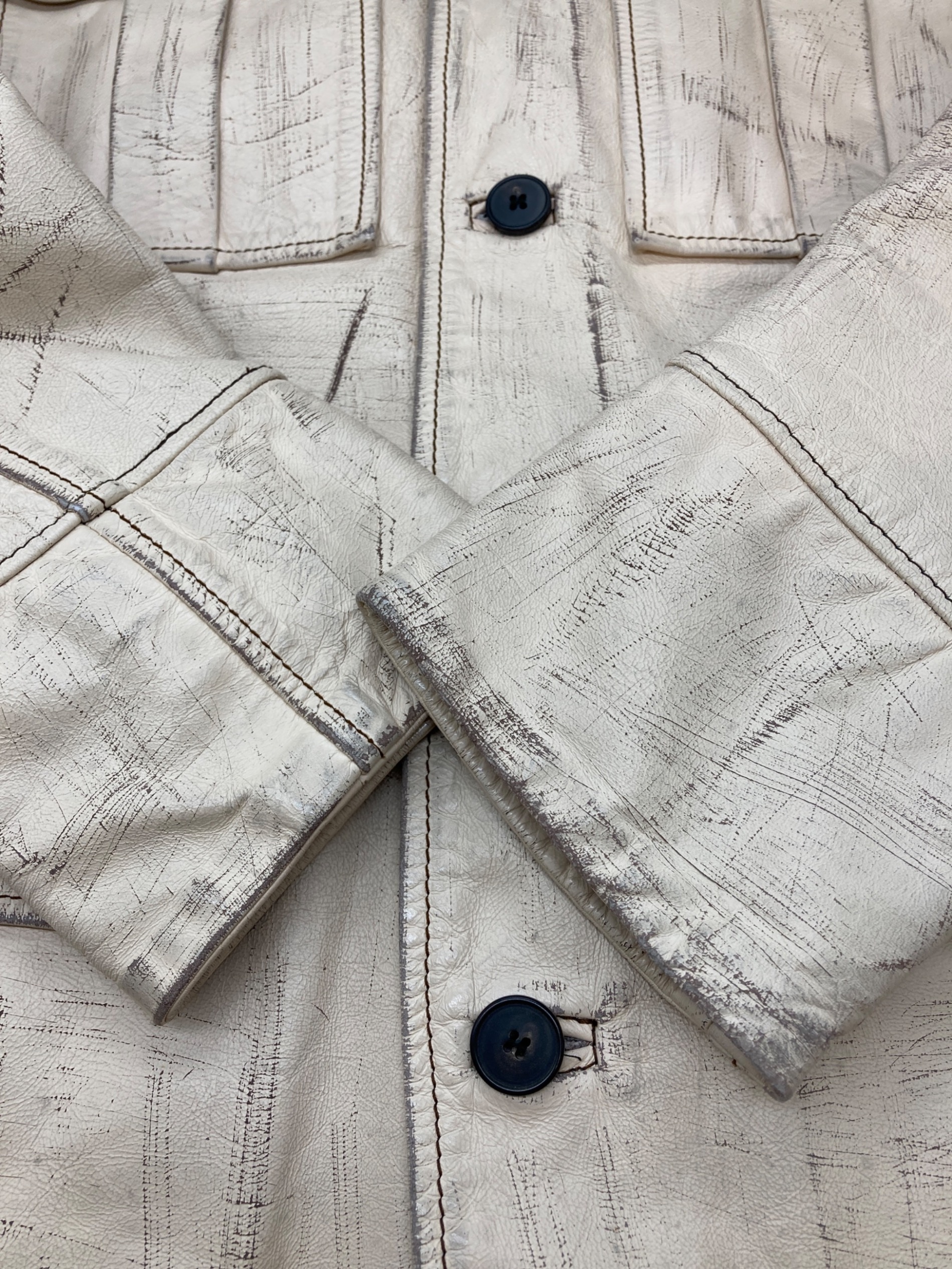 中古・古着通販】Yves Saint Laurent (イヴサンローラン) カーフレザー