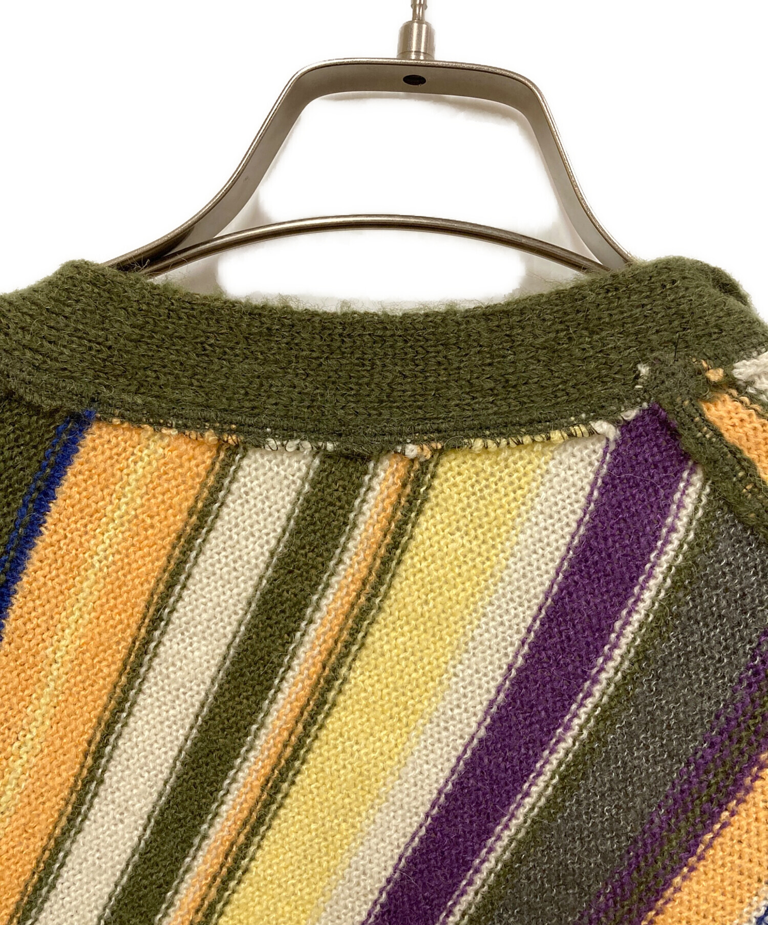中古・古着通販】PERVERZE (パーバーズ) color stripe knit 中古・古着通販】PERVERZE (パーバーズ) color stripe knit