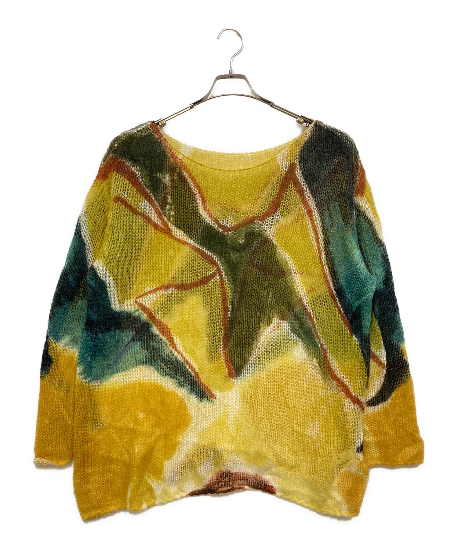 中古・古着通販】AMERI (アメリ) MY DEAR LOOSE KNIT TOP イエロー