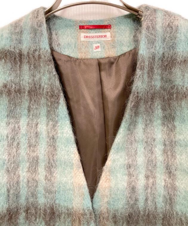中古・古着通販】DRESSTERIOR (ドレステリア) シャギーチェックノー