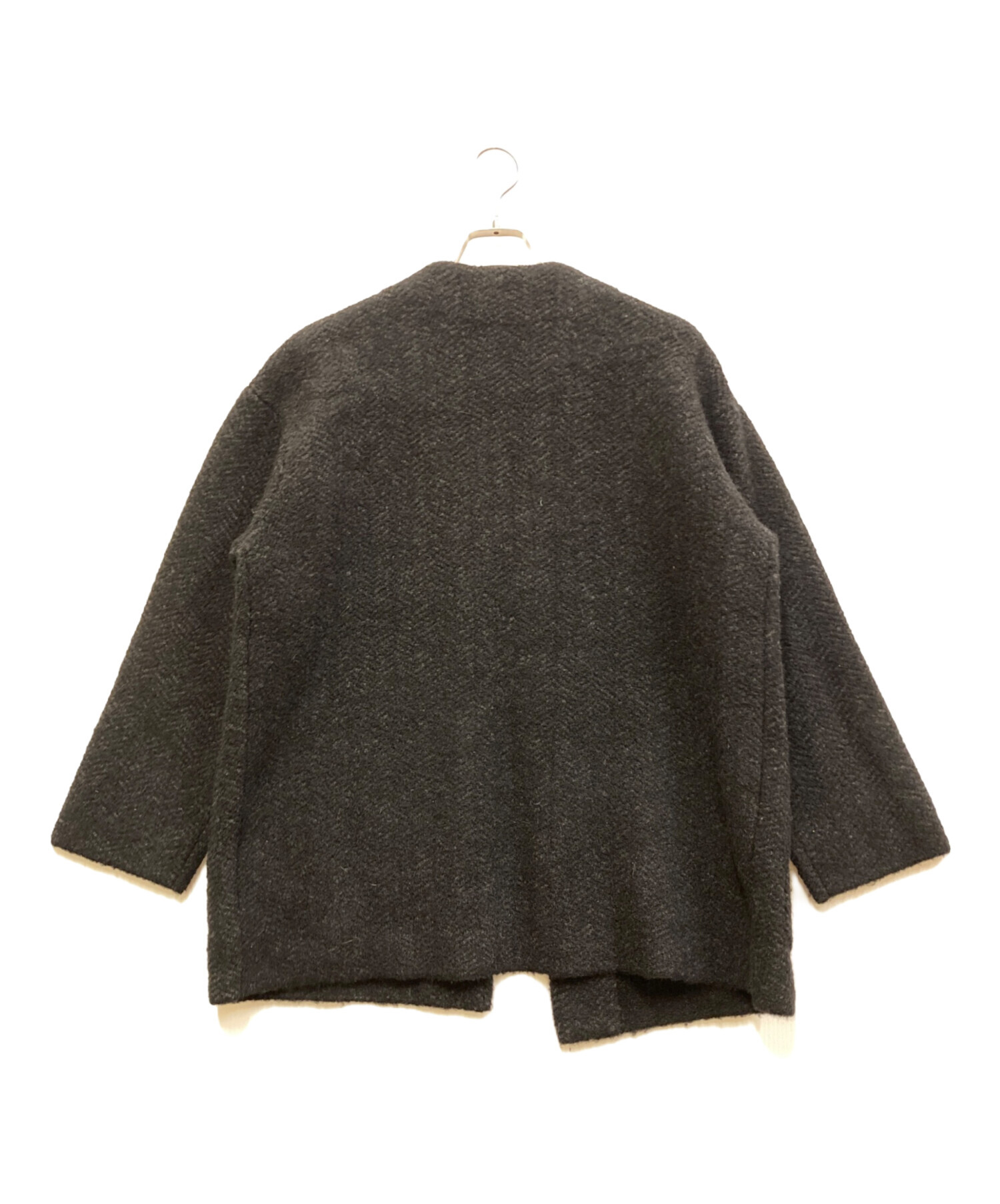 中古・古着通販】BRILL (ブリル) JQ KNIT JACKET ブラック サイズ:FREE