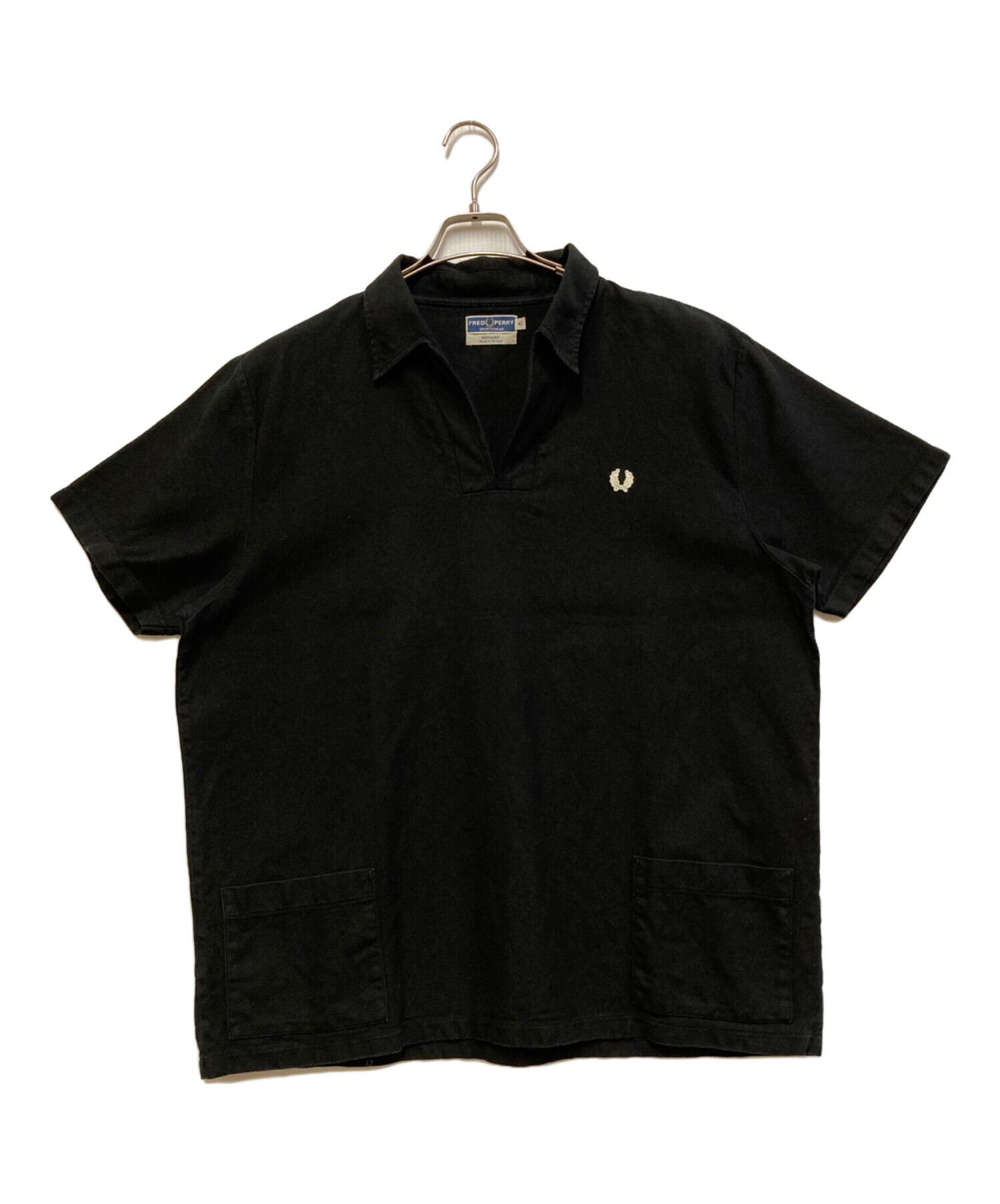 中古・古着通販】FRED PERRY (フレッドペリー) ポロシャツ ブラック 