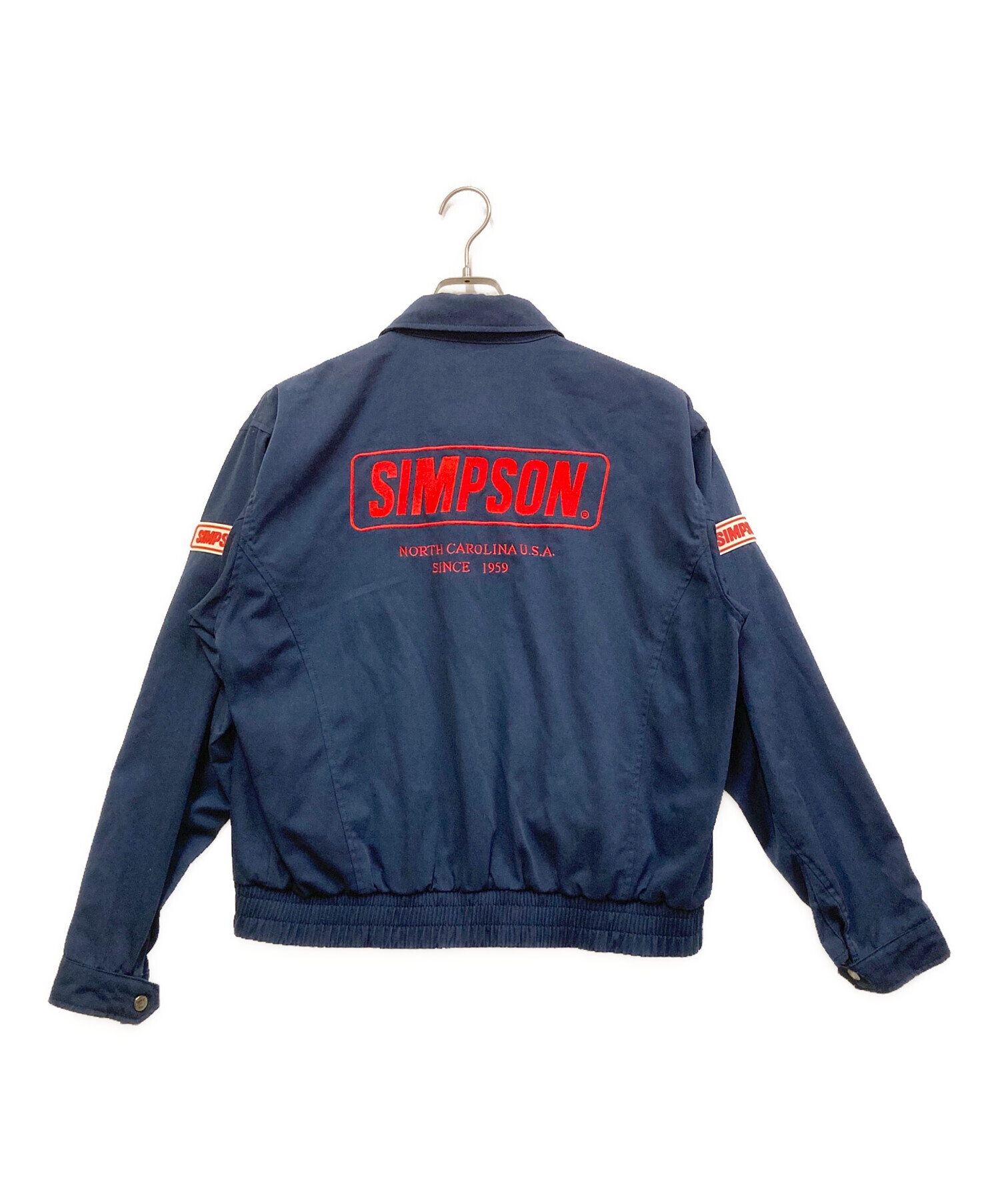SIMPSON ネイビー MA-1ジャケット LW 中古・古着通販】SIMPSON (シンプソン) ワークジャケット