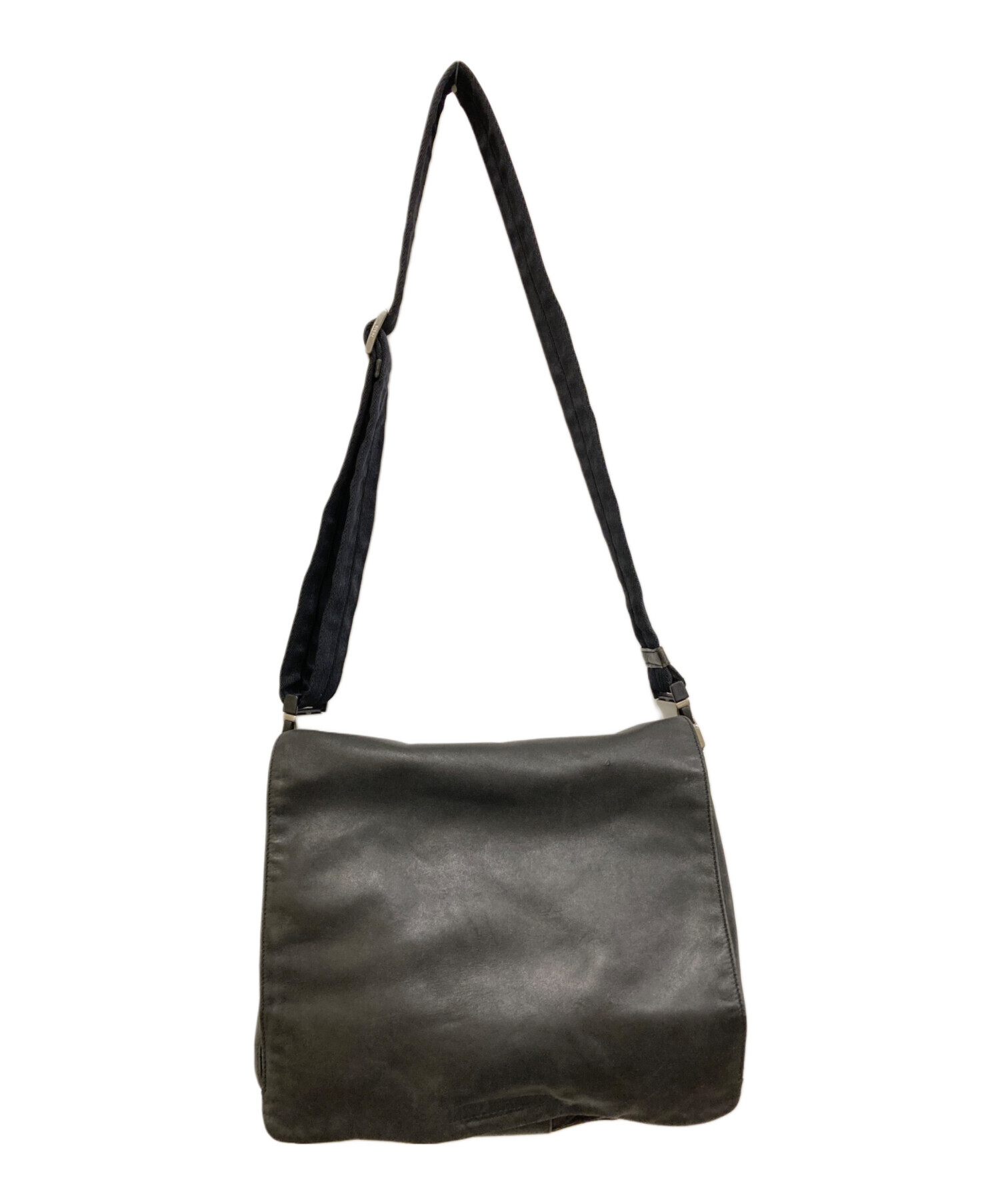 中古・古着通販】PRADA (プラダ) ナッパレザーショルダーバッグ