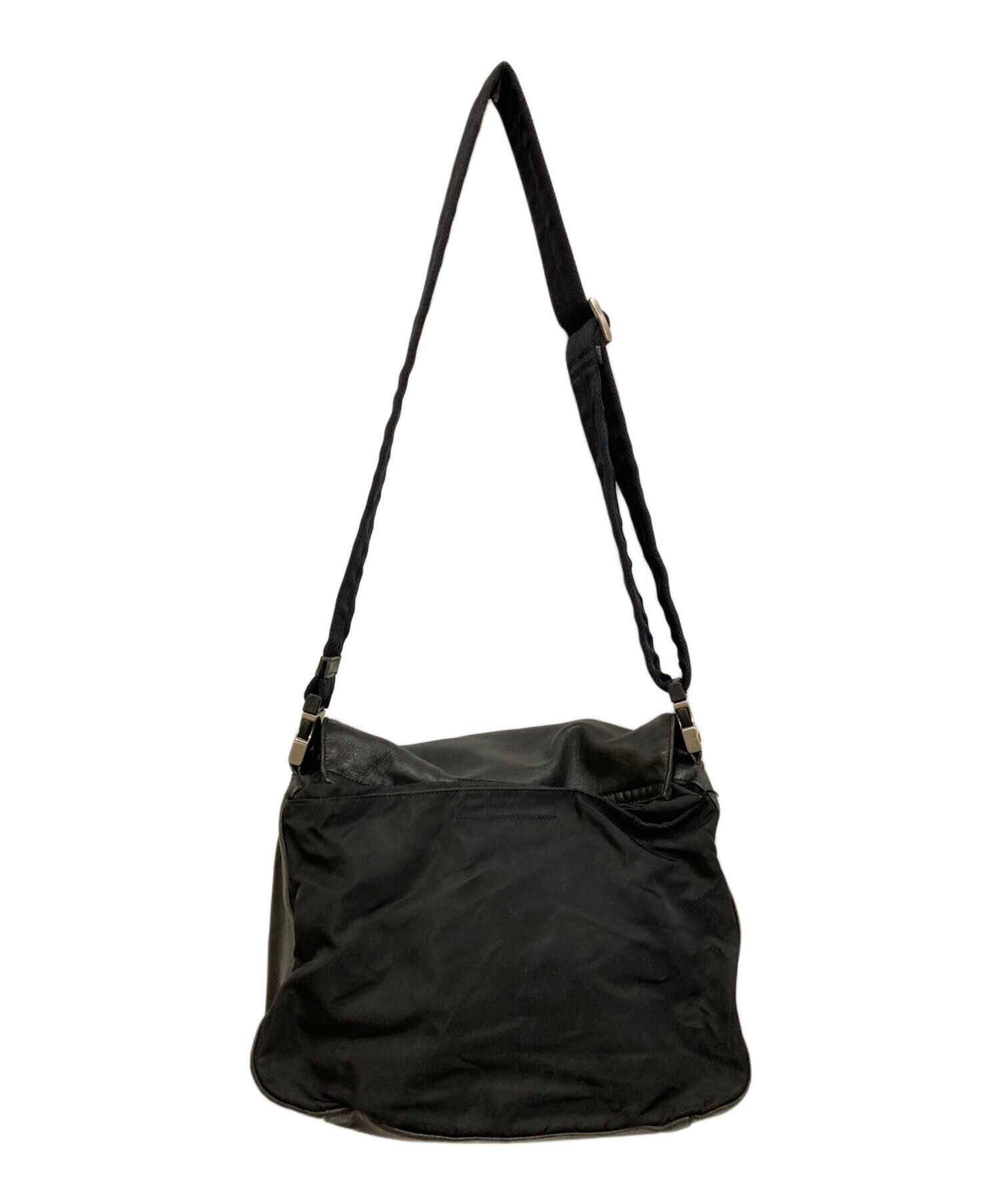 中古・古着通販】PRADA (プラダ) ナッパレザーショルダーバッグ