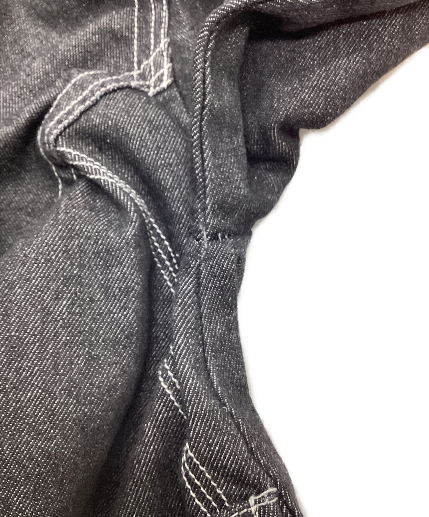 中古・古着通販】willfully (ウィルフリー) デニムワンピース ブラック