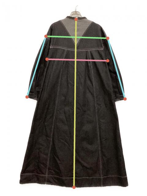 中古・古着通販】willfully (ウィルフリー) デニムワンピース ブラック