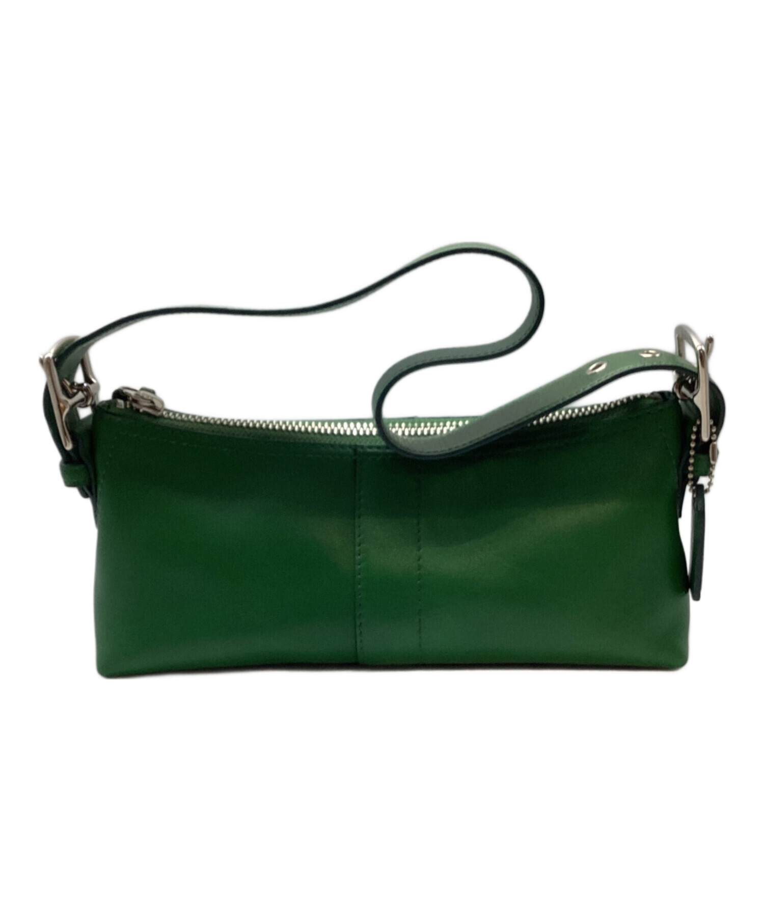 中古・古着通販】COACH (コーチ) ショルダーバッグ グリーン｜ブランド 