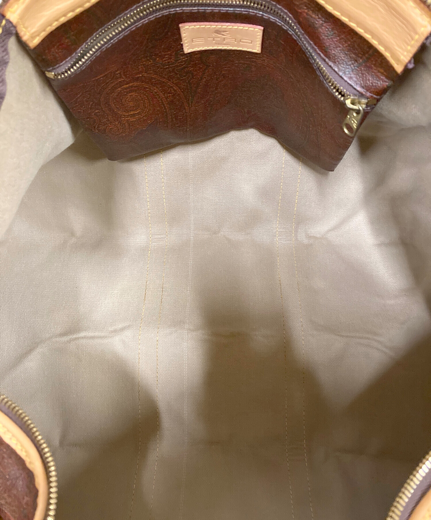 中古・古着通販】ETRO (エトロ) ボストンバッグ レッド｜ブランド