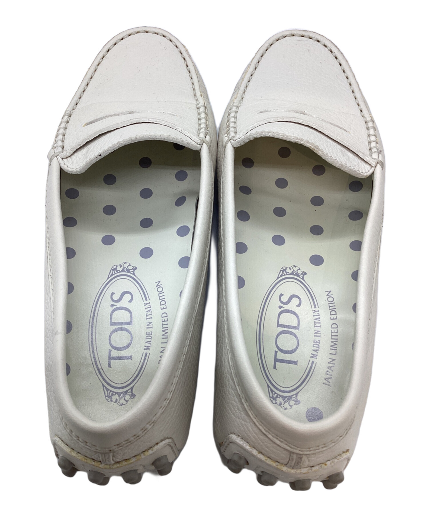 中古・古着通販】TOD'S (トッズ) ローファー ホワイト サイズ:34 2/1