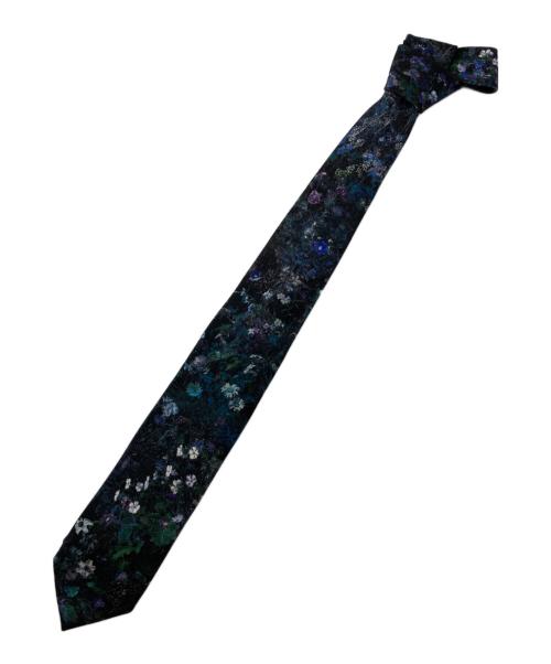 LAD MUSICIAN ネクタイ　花柄19AW グリーンパープル LAD MUSICIAN ネクタイ 花柄19AW グリーンパープル 【公式通販】
