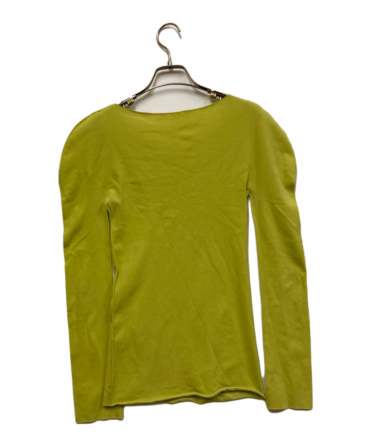 ISSEY MIYAKE A-POC カットソー　イエロー　2size 中古・古着通販】ISSEY MIYAKE A-POC INSIDE (イッセイミヤケ エポック