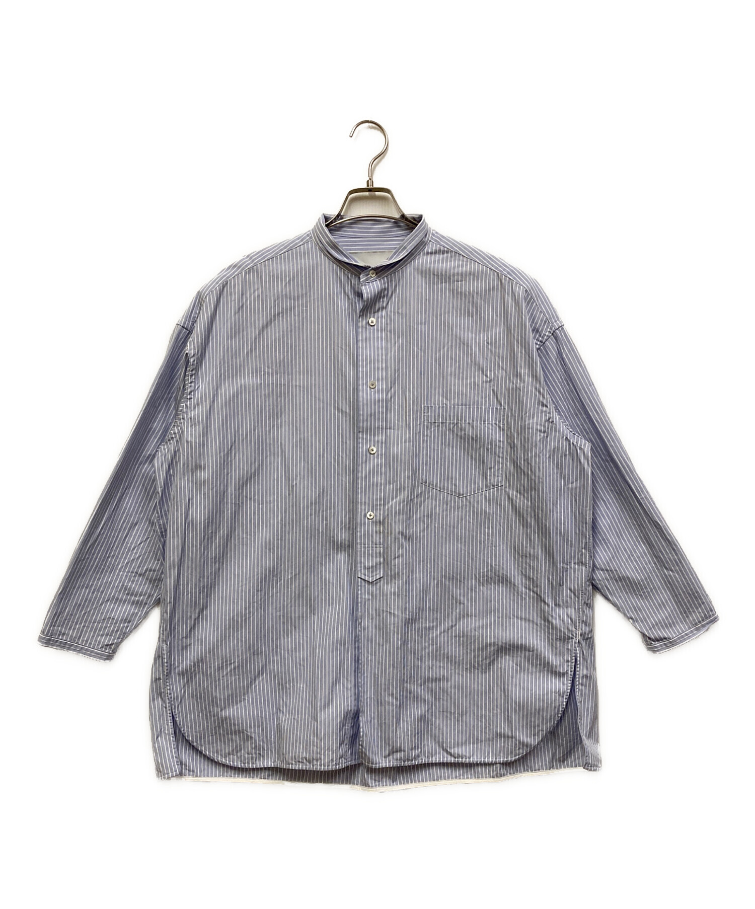 中古・古着通販】TICCA (ティッカ) スクエアビッグシャツ スカイブルー 