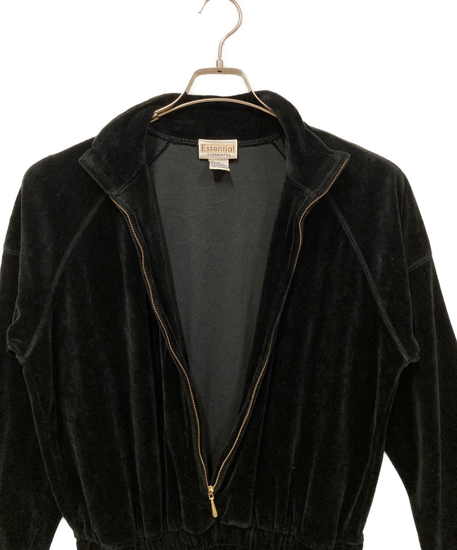中古・古着通販】USED (ユーズド) オールインワン ブラック サイズ 