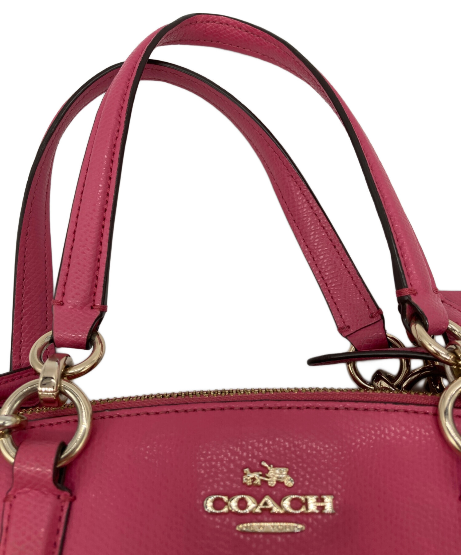 中古・古着通販】COACH (コーチ) 2WAYショルダーバッグ ピンク サイズ 