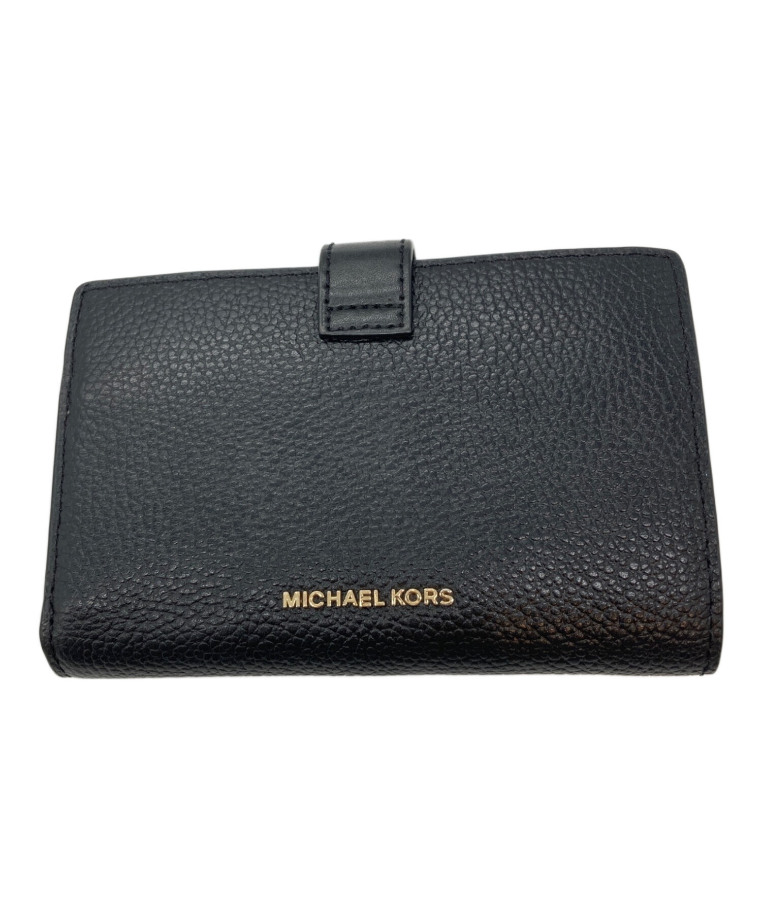 マイケルコース 二つ折り 財布 ブラック 黒 新品 MICHAEL KORS MICHAEL