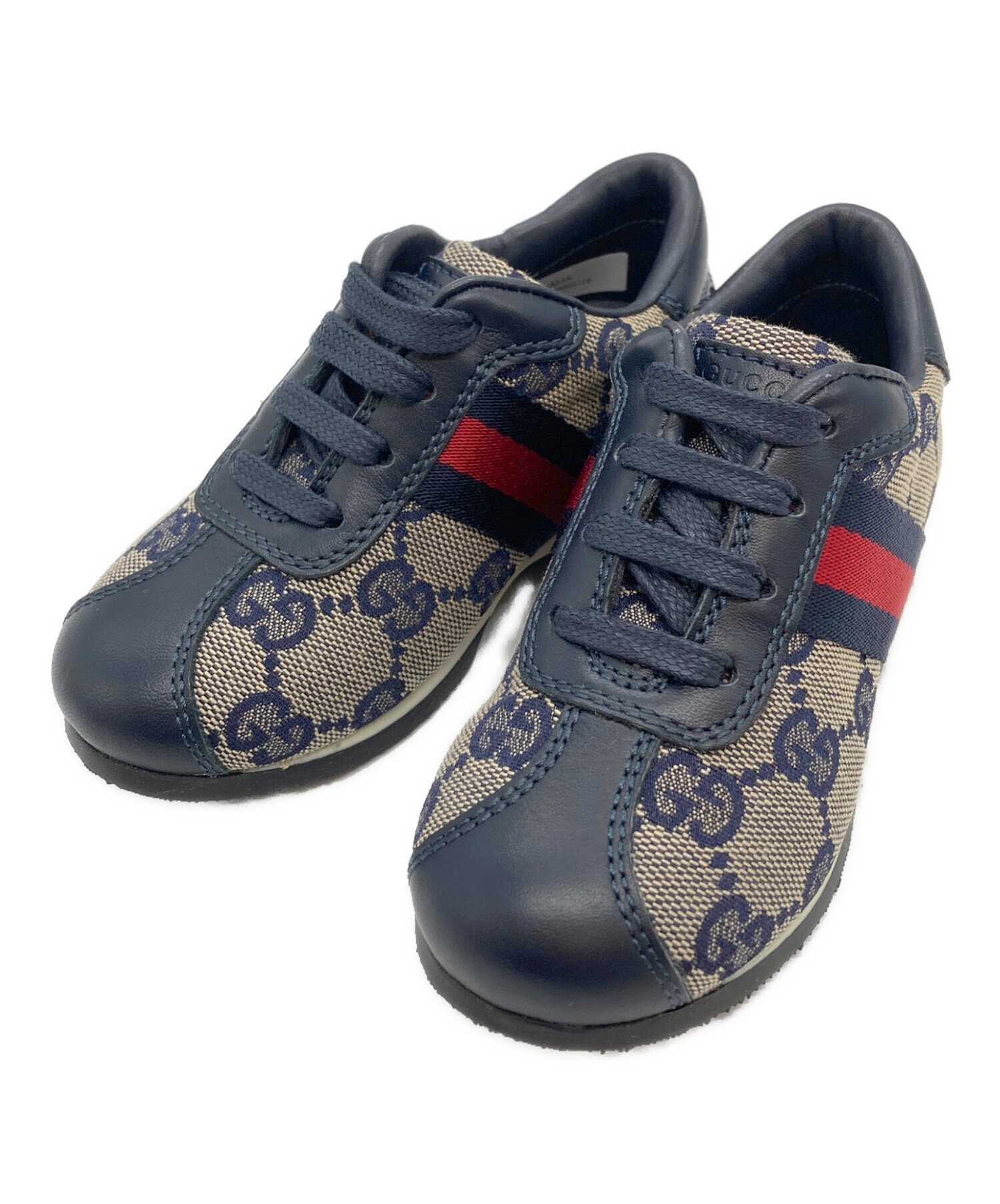 中古・古着通販】GUCCI (グッチ) GGキャンバススニーカー ベージュ 