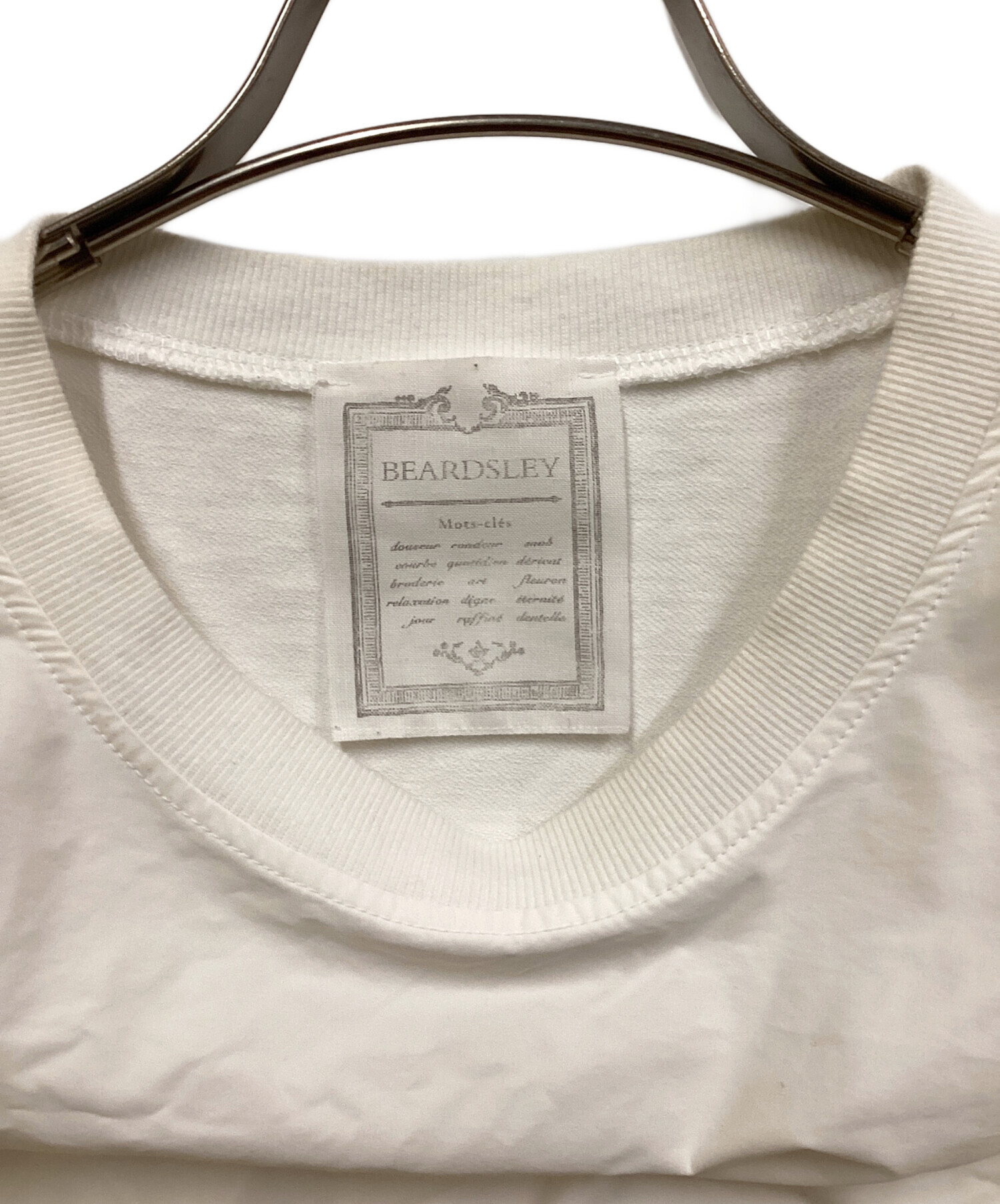 BEARDSLEY ビアズリー 布帛 コンビ カットソー ホワイト BEARDSLEY（ビアズリー） フレアプルオーバー : タカシマヤ