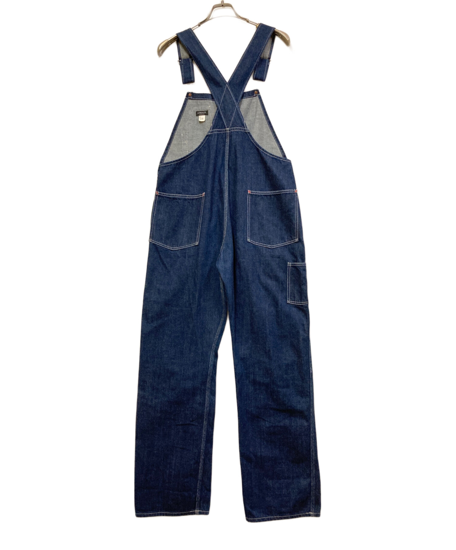 中古・古着通販】LENO&CO (-) デニムオーバーオール インディゴ サイズ 