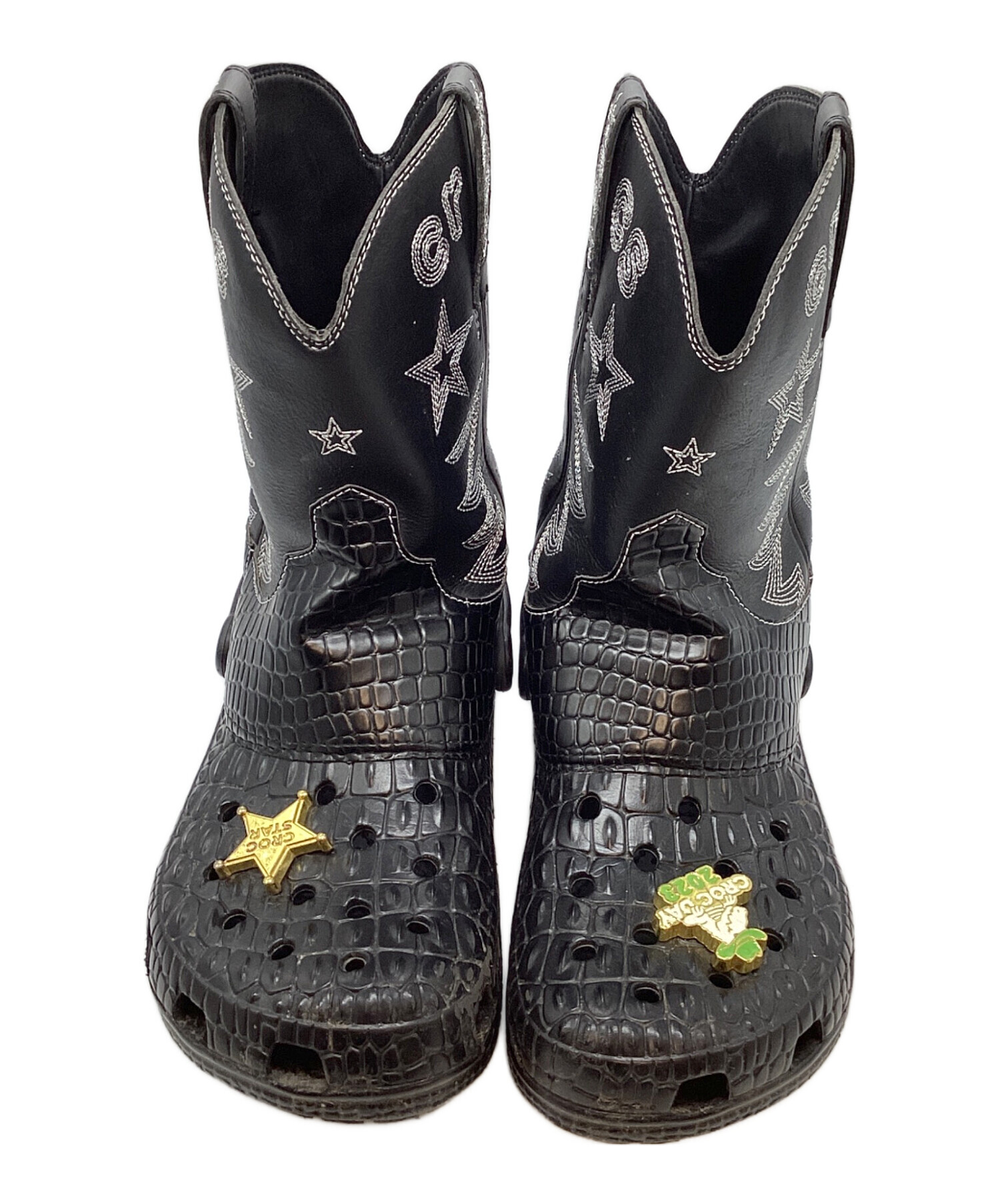 中古・古着通販】crocs (クロックス) Classic Cowboy Boot ブラック