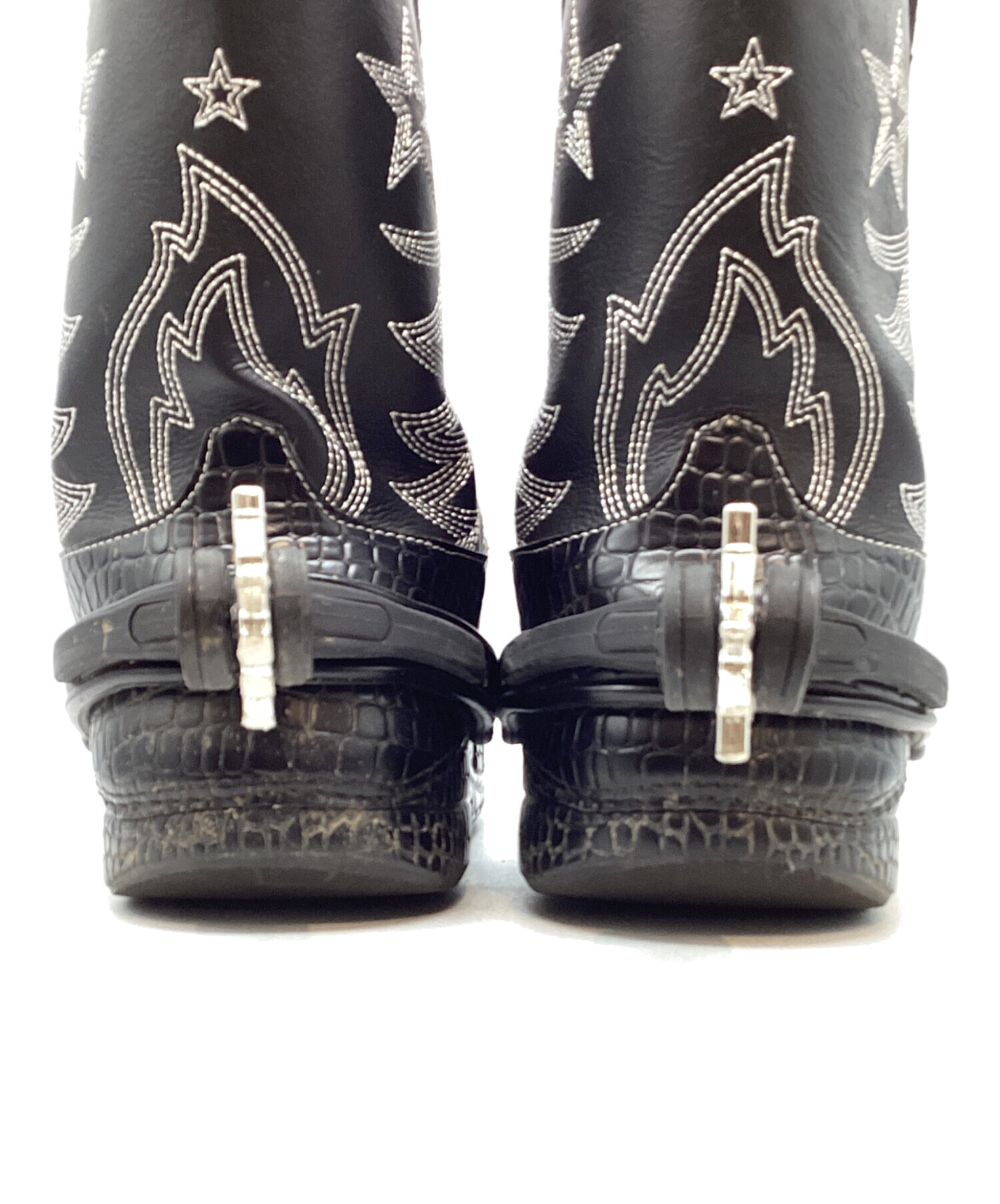 中古・古着通販】crocs (クロックス) Classic Cowboy Boot ブラック