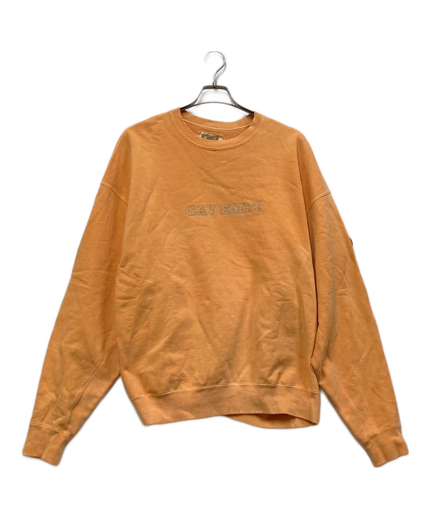 C.E OVERDYE CAV EMPT CREW NECK ORANGE