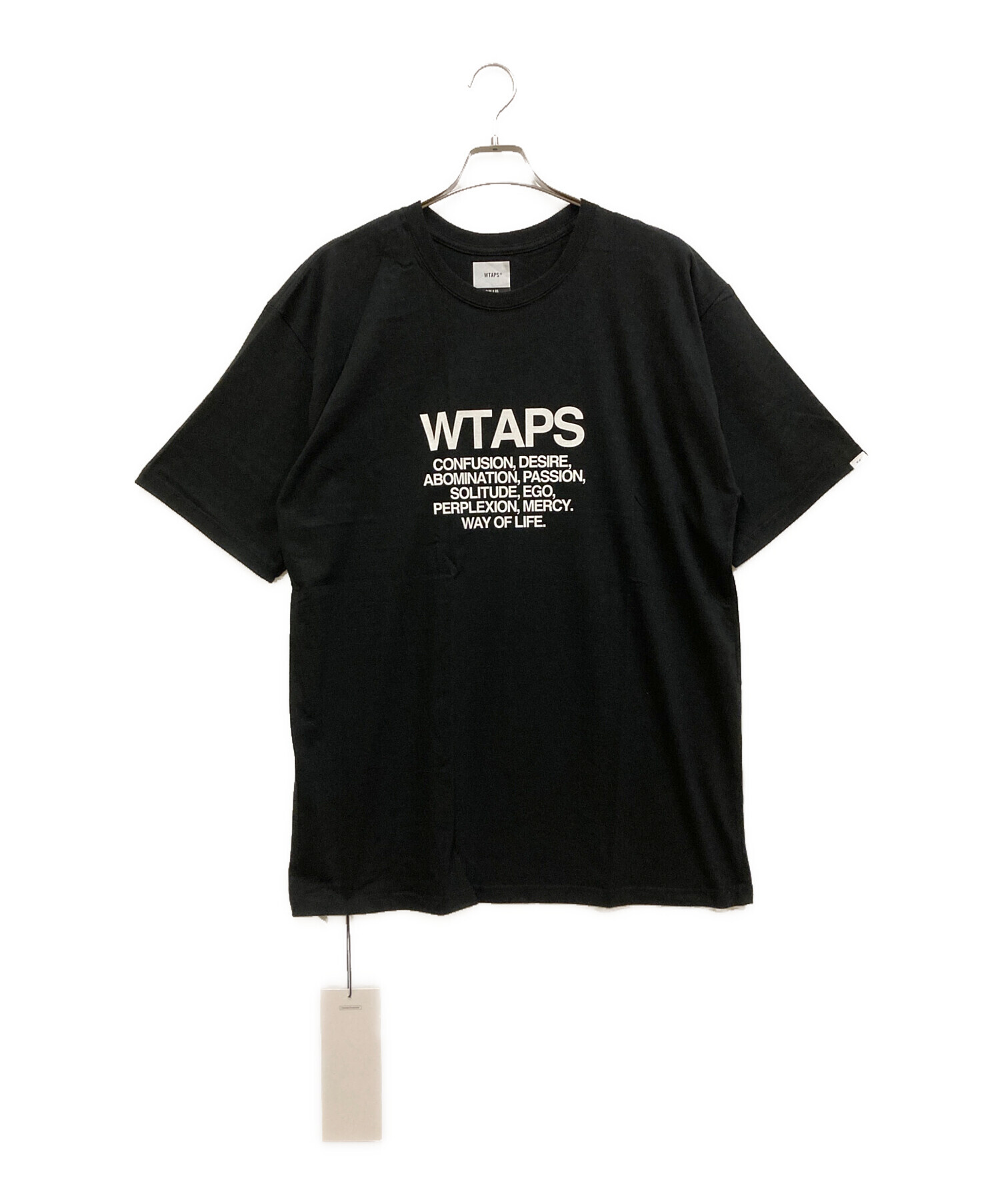 中古・古着通販】WTAPS (ダブルタップス) INGREDIENTS TEE ブラック