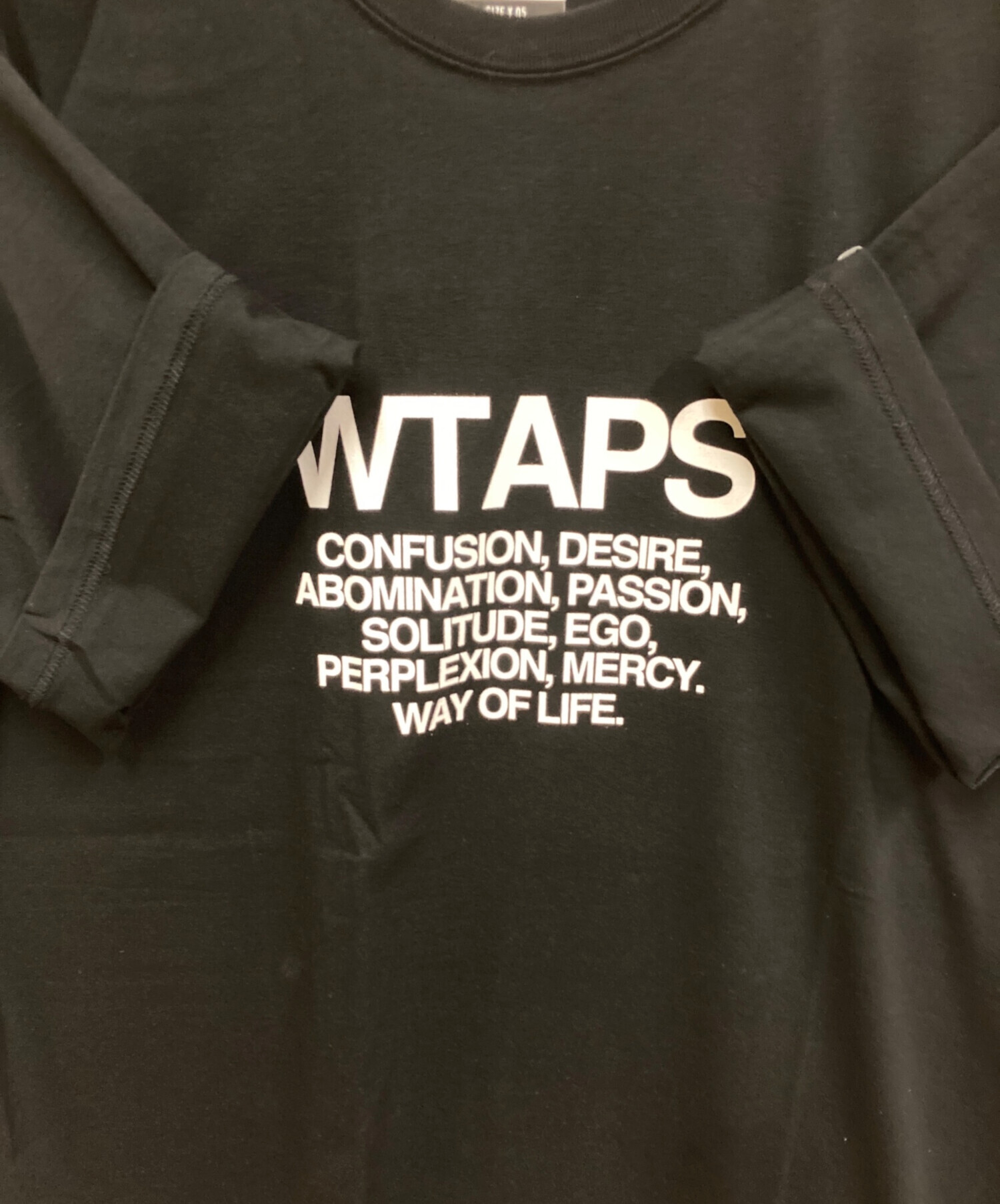 中古・古着通販】WTAPS (ダブルタップス) INGREDIENTS TEE ブラック