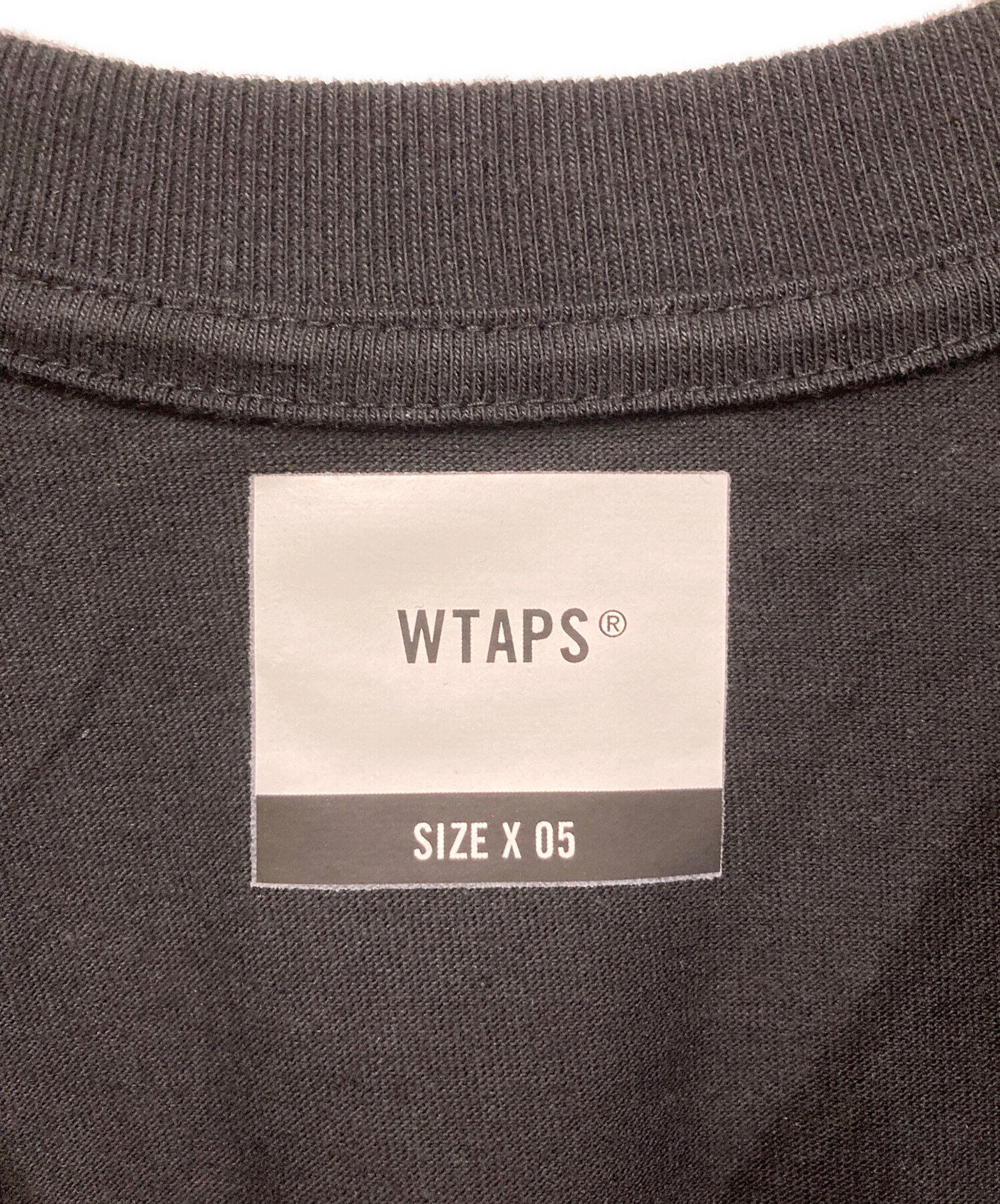 中古・古着通販】WTAPS (ダブルタップス) GPS T-SHIRT ブラック サイズ 