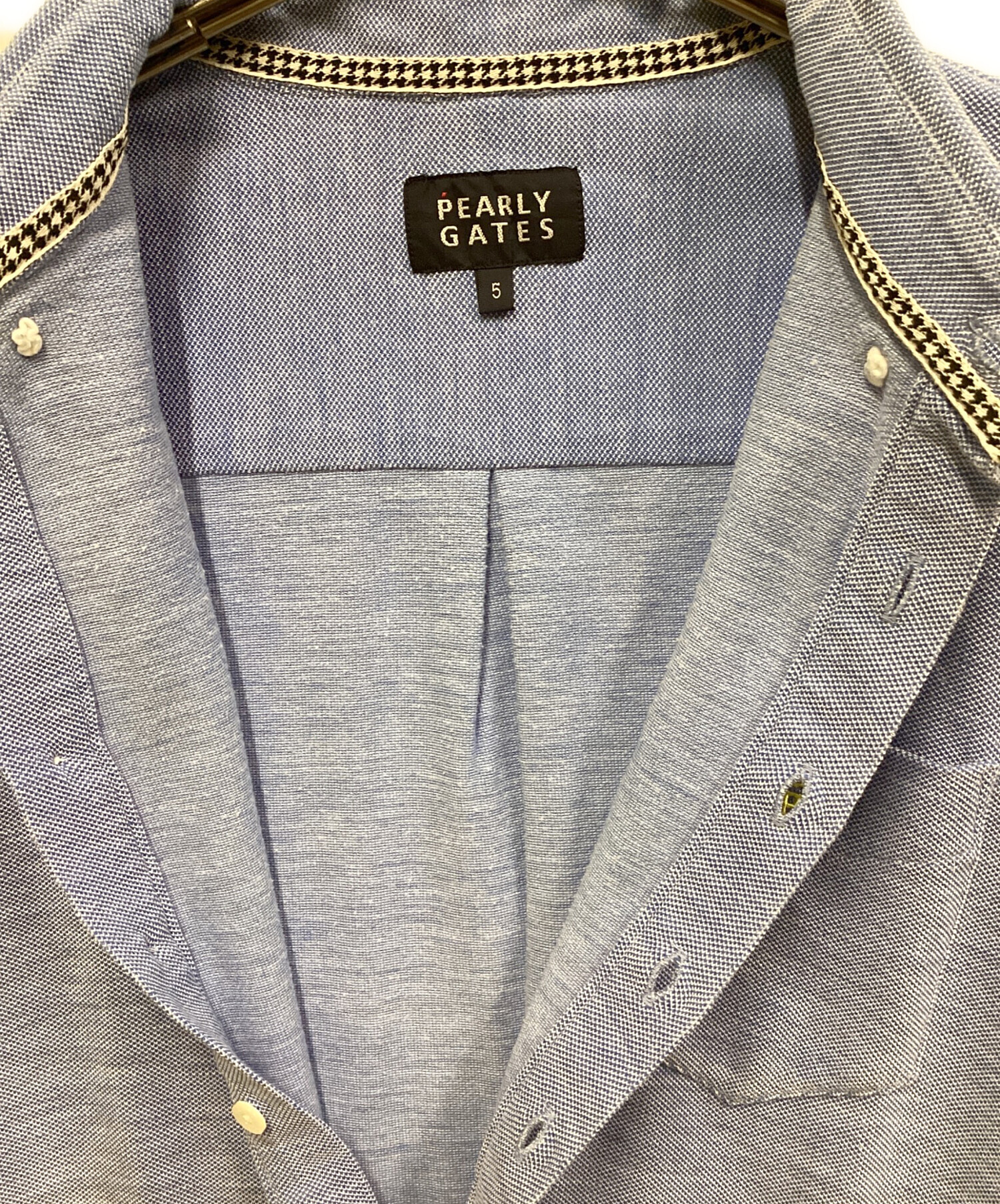 中古・古着通販】PEARLY GATES (パーリーゲイツ) 長袖ポロシャツ