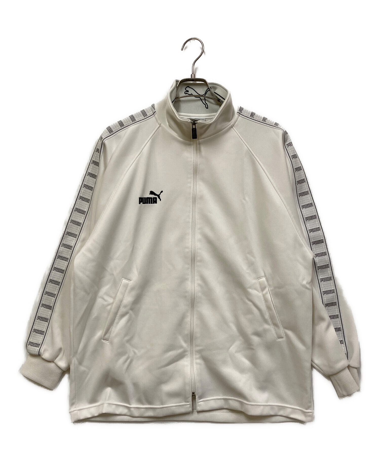 中古・古着通販】PUMA (プーマ) トラックジャケット ホワイト サイズ 
