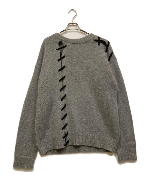 中古・古着通販】soduk (スドーク) ツギハギデザインニットセーター