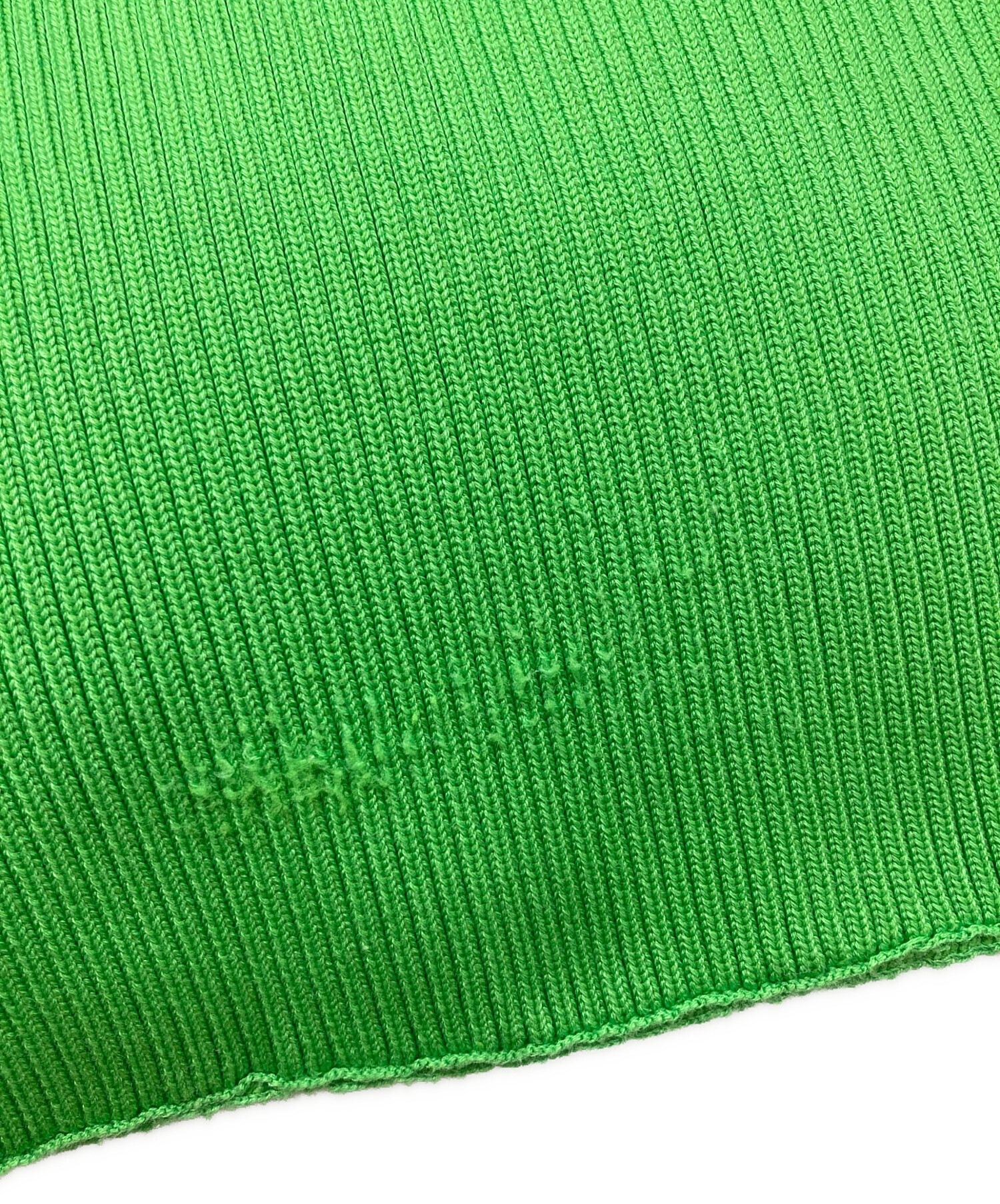 中古・古着通販】PERVERZE (パーバーズ) Cotton Rib Line Bag グリーン 