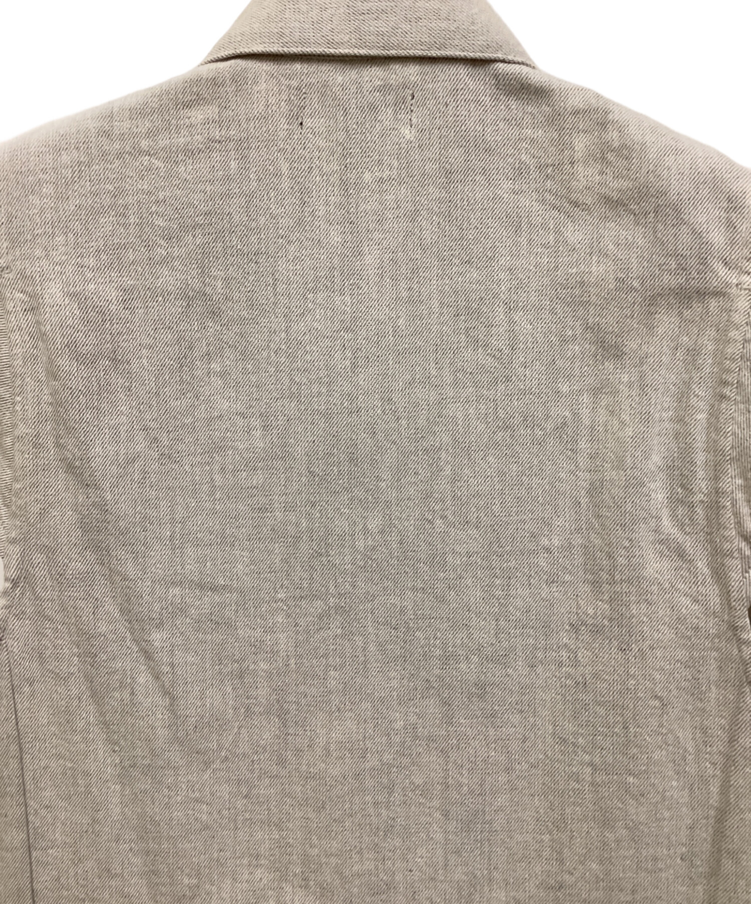 中古・古着通販】soduk (スドーク) ribbon denim vest グレー サイズ