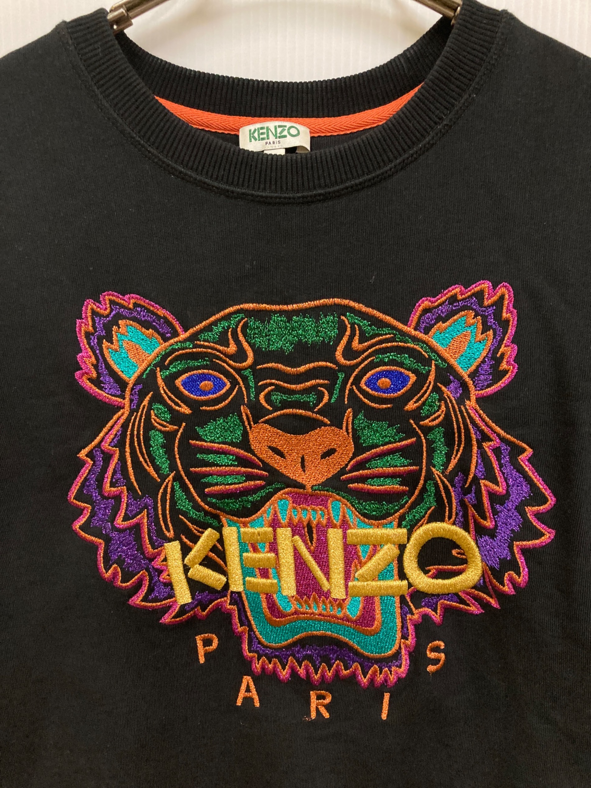 Kenzo/ケンゾー タイガービッグプリントロゴ スエットM KENZO