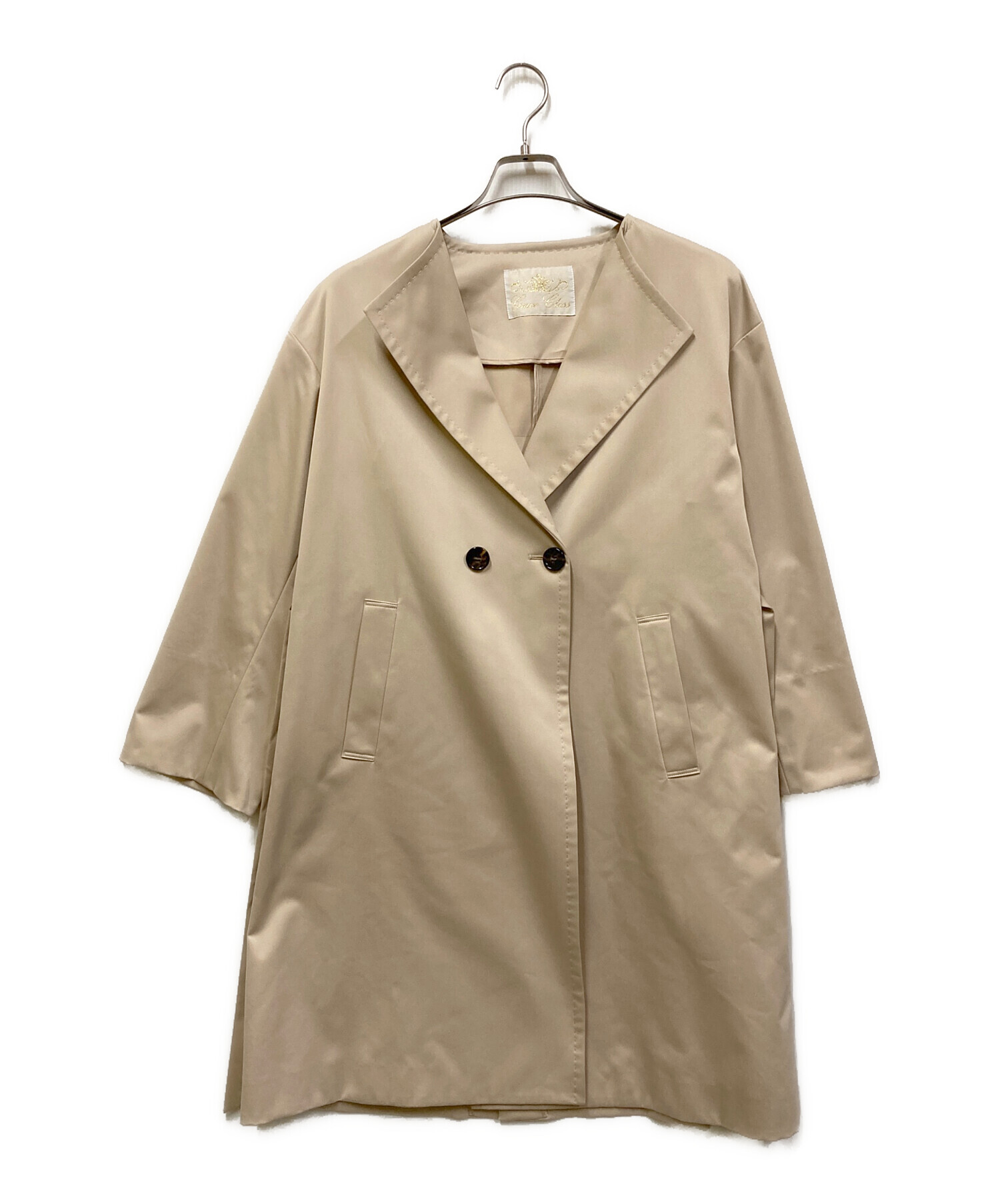 中古・古着通販】GRACE CLASS (グレースクラス) ノーカラートレンチ