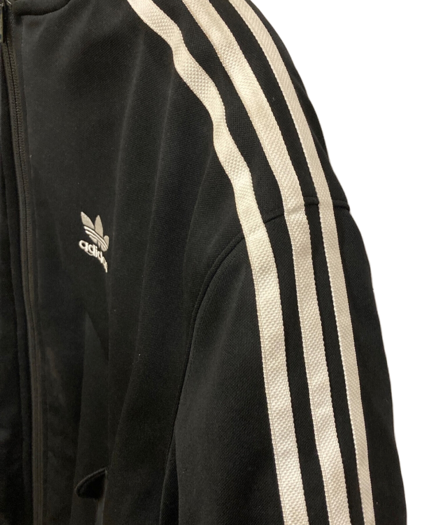 中古・古着通販】adidas (アディダス) ブラック パッド MA-1 ボンバー 