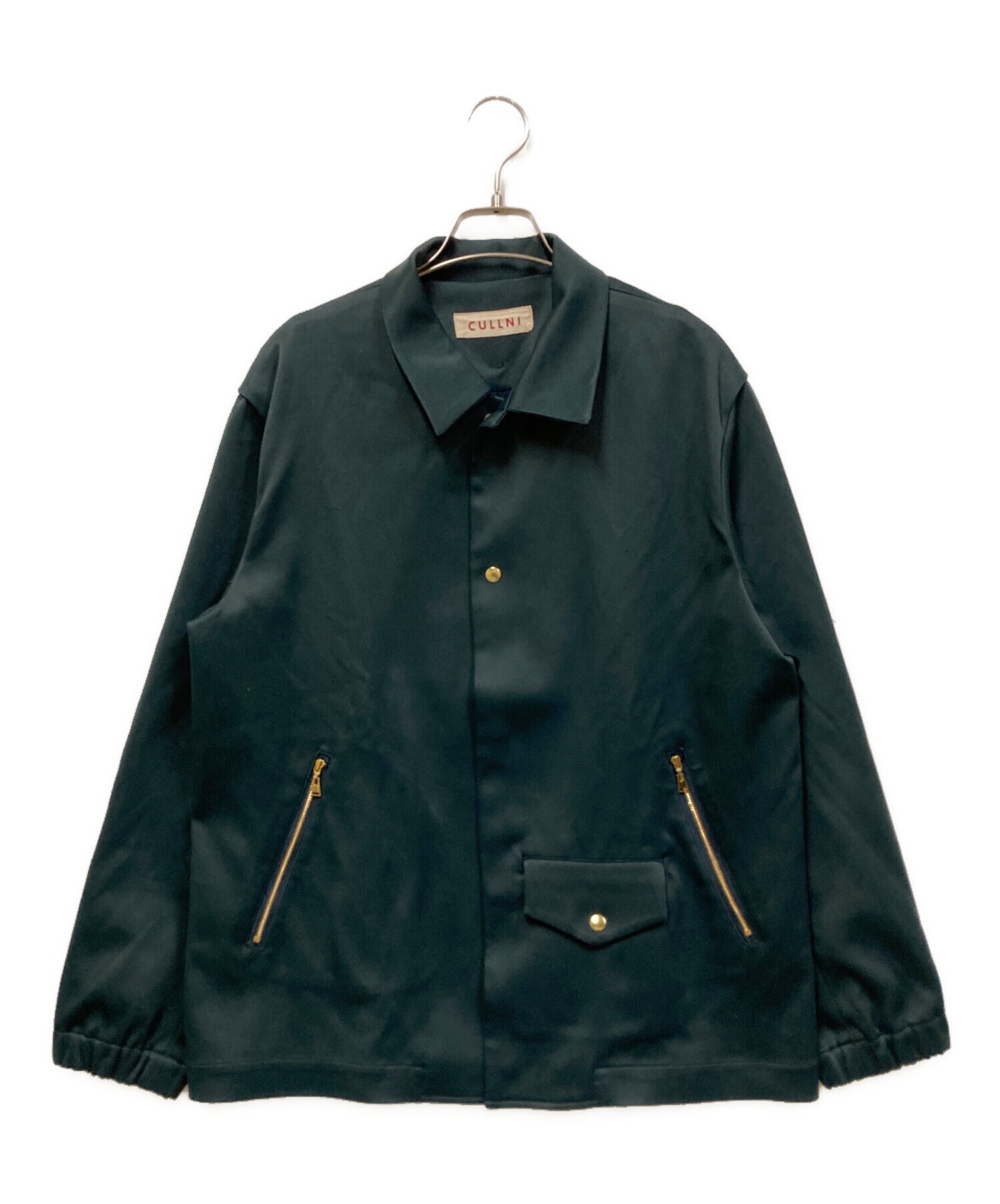 中古・古着通販】CULLNI (クルニ) スナップコーチジャケット グリーン 