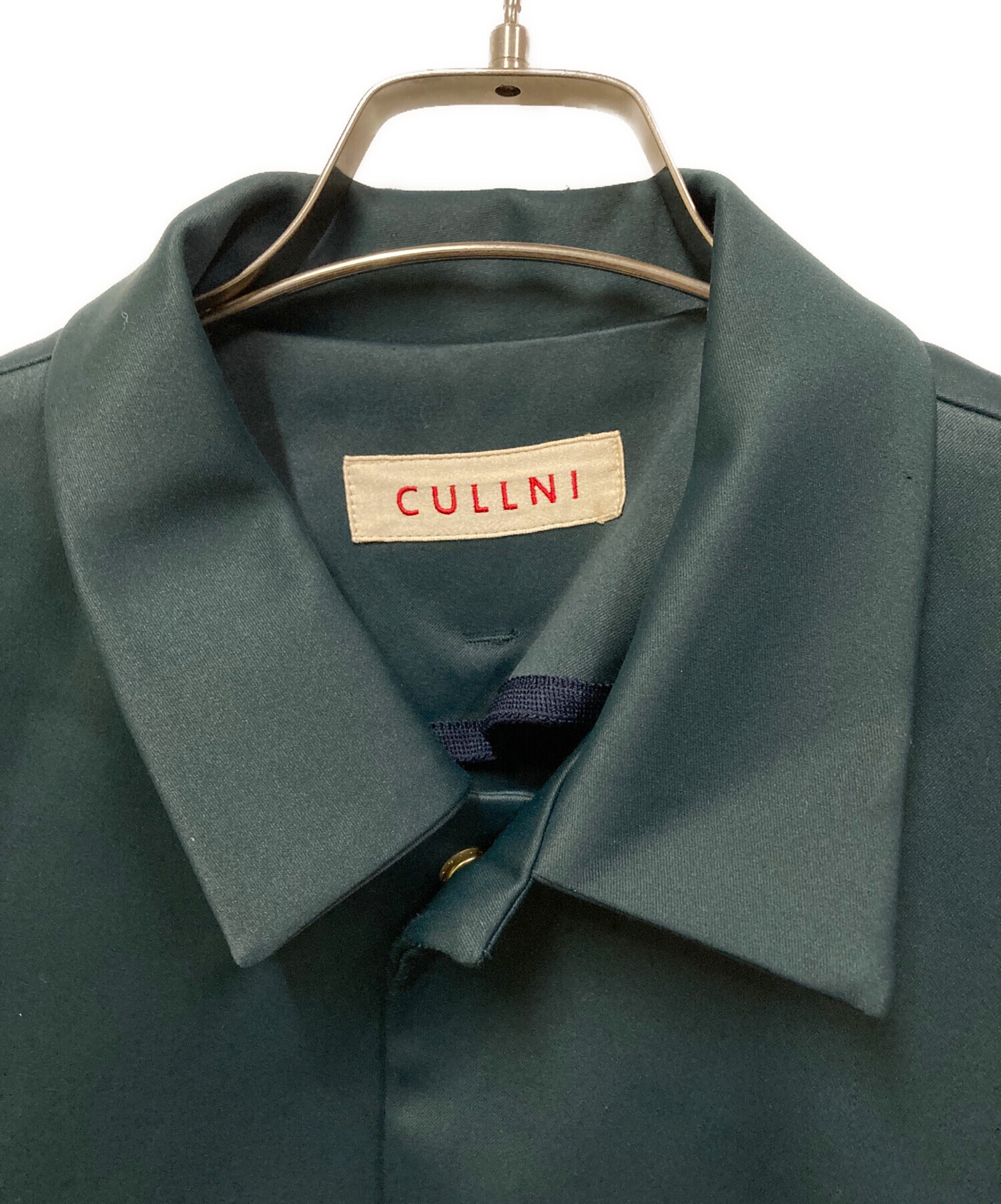 中古・古着通販】CULLNI (クルニ) スナップコーチジャケット グリーン 