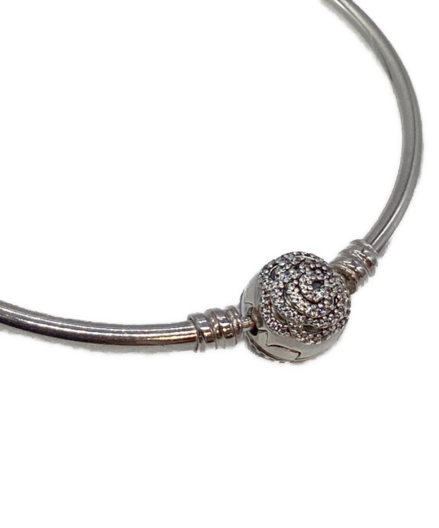 PANDORAシルバーバングル 中古・古着通販】PANDORA (パンドラ) バングル シルバー｜ブランド