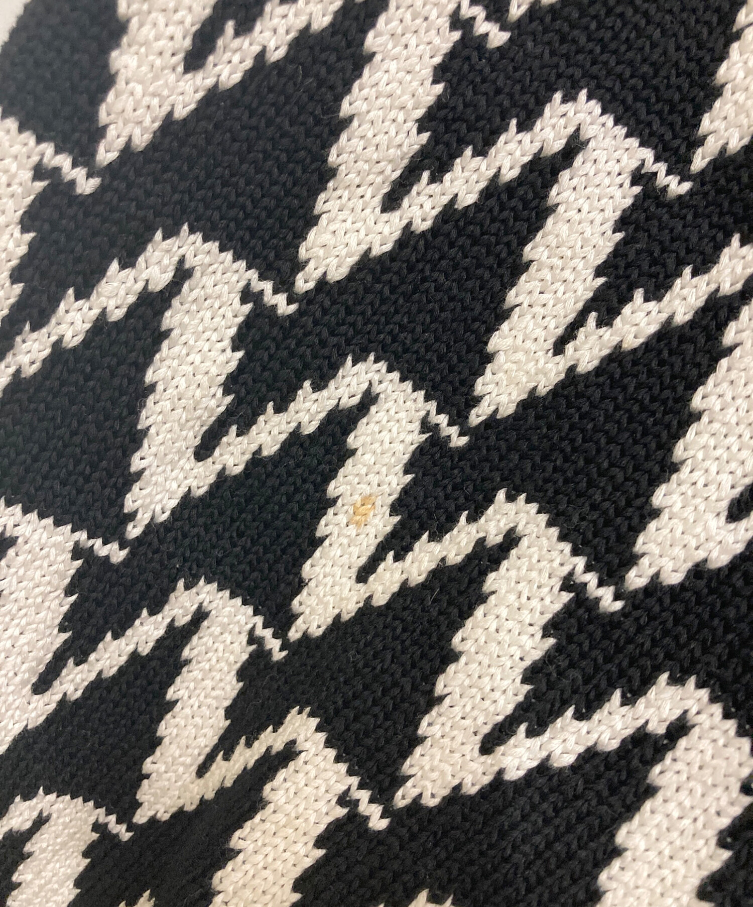 中古・古着通販】SHAREEF (シャリーフ) JACQUARD KNIT ホワイト