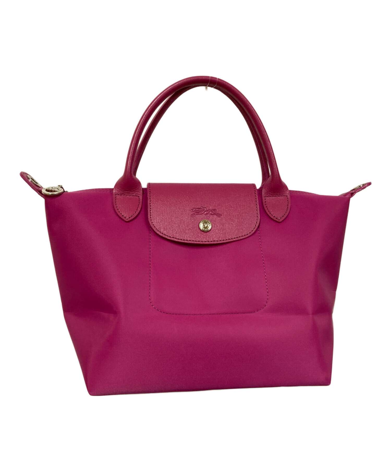 中古・古着通販】LONGCHAMP (ロンシャン) ル プリアージュ ネオ ピンク 
