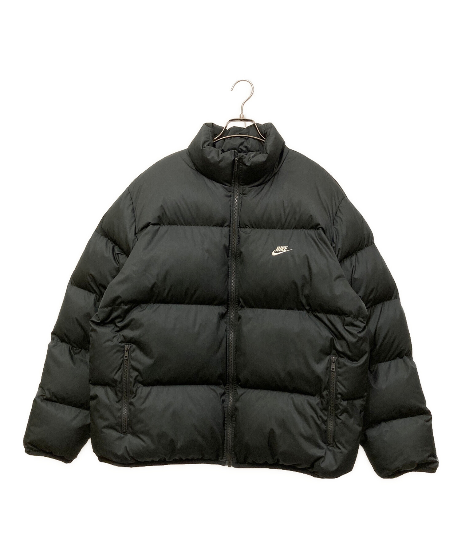 中古・古着通販】NIKE (ナイキ) パファージャケット ブラック サイズ 
