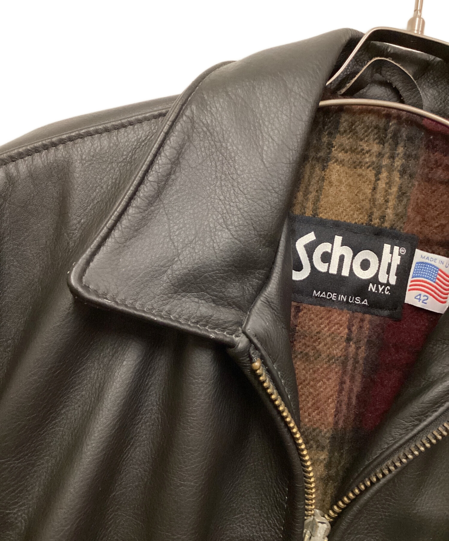 中古・古着通販】Schott (ショット) シングルライダース